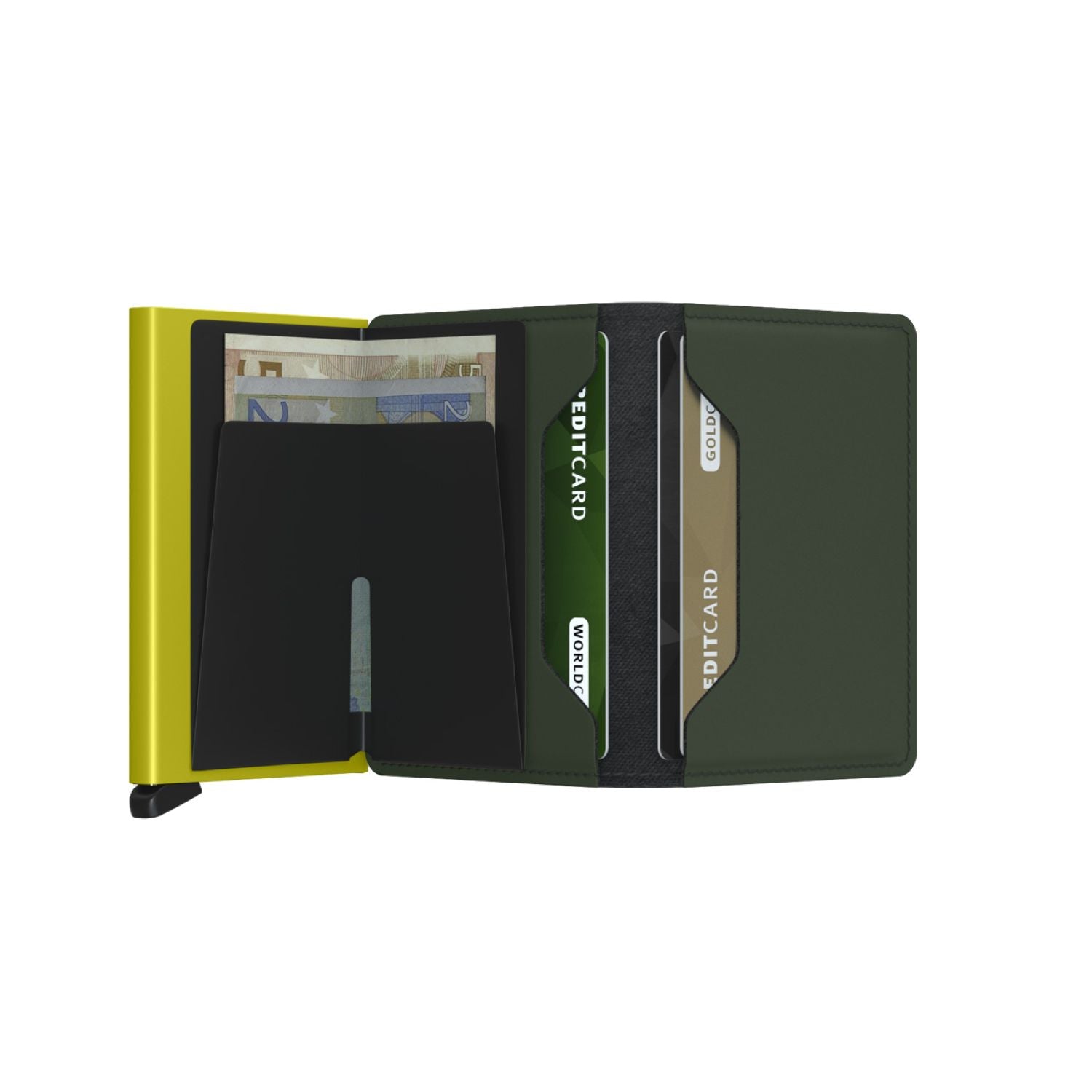 Secrid Slimwallet - Matte Green & Lime
