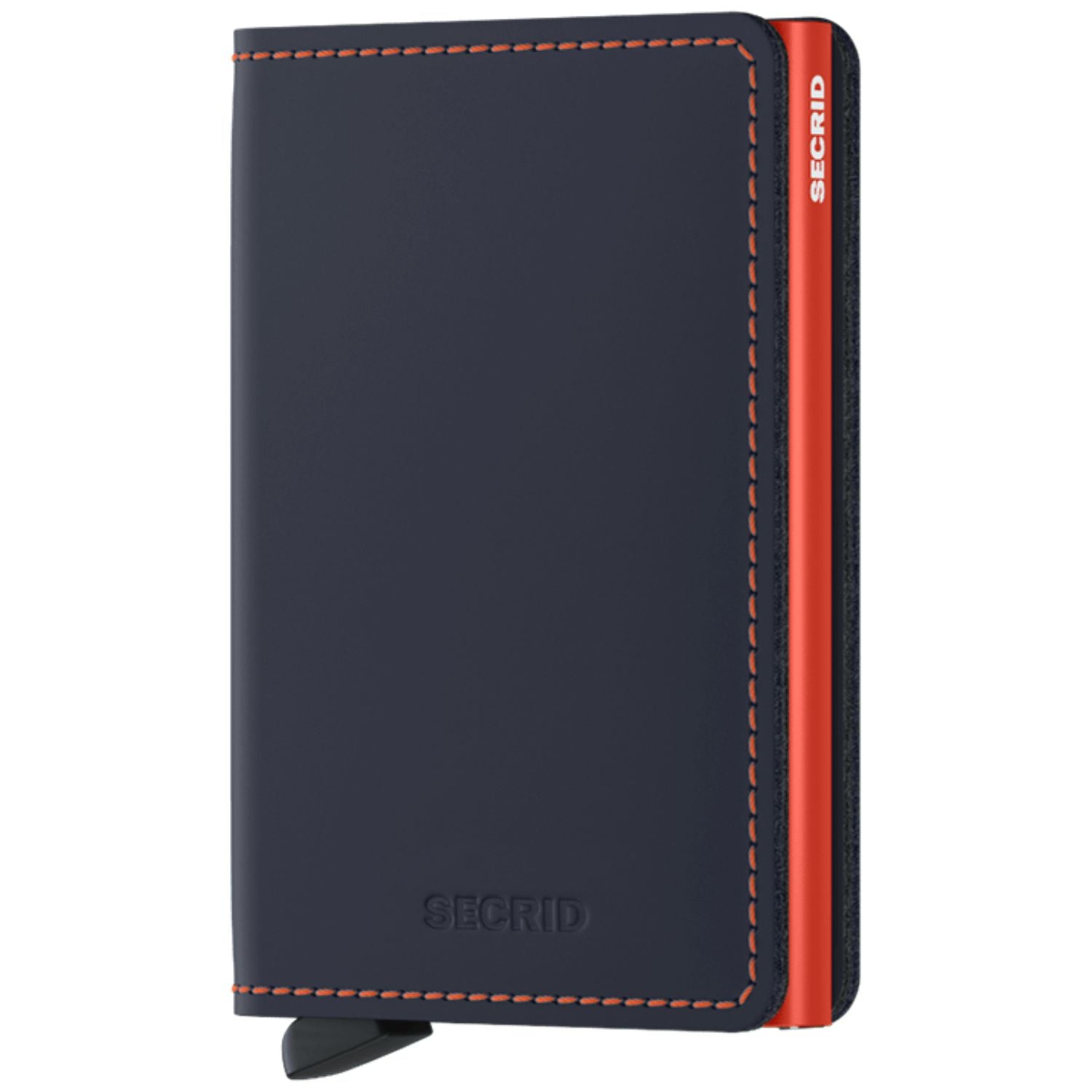 Secrid Slimwallet - Matte Nightblue & Orange