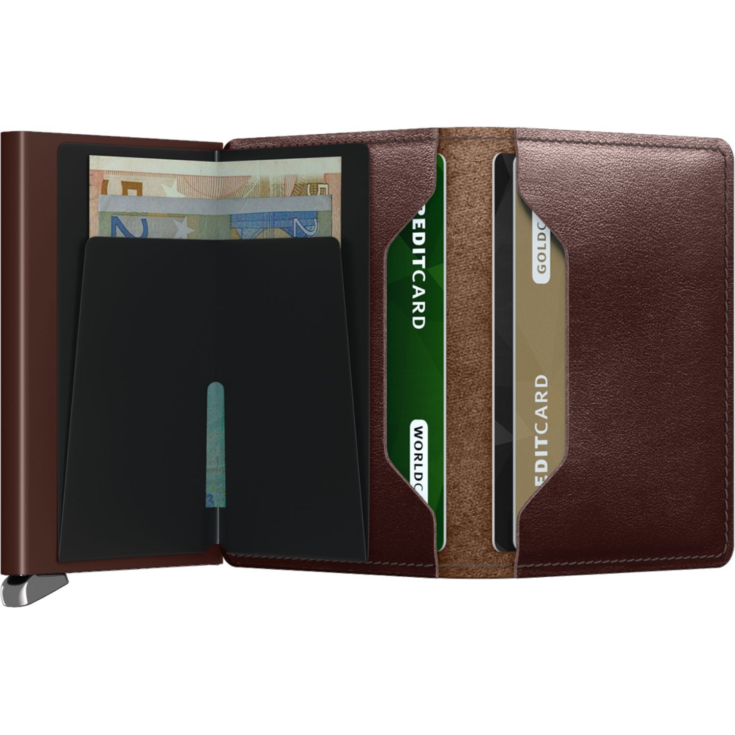 Secrid Slimwallet - Premium Dark Brown
