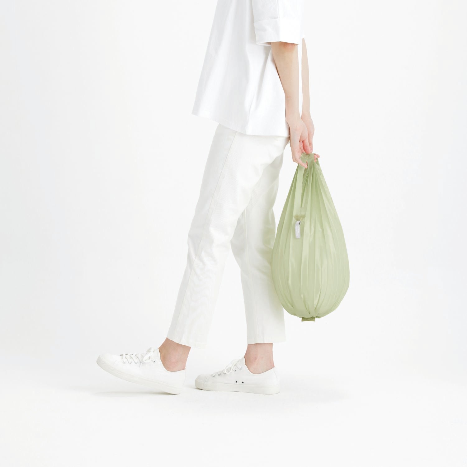 Shupatto Foldable Minimal Bag 12L - Lime Sorbet