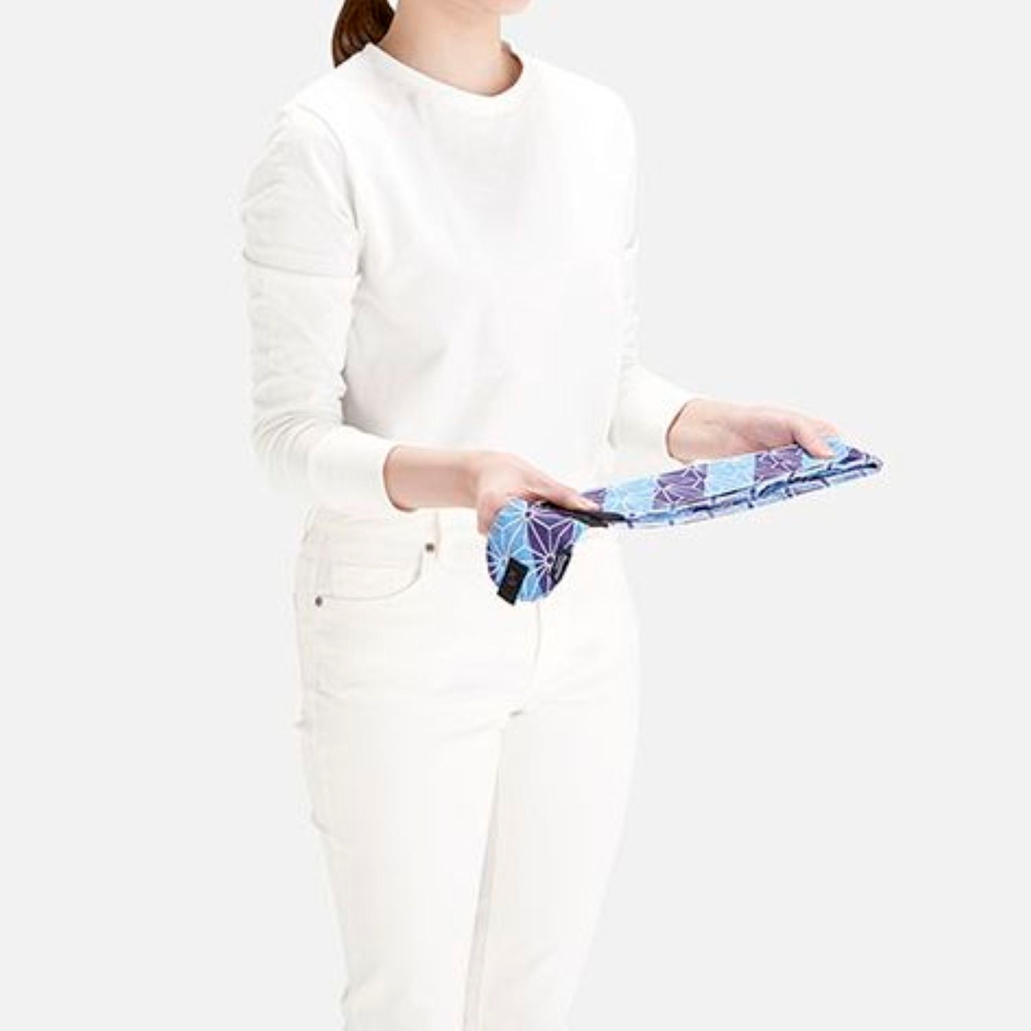 Shupatto Foldable Tote (M) - Asanoha