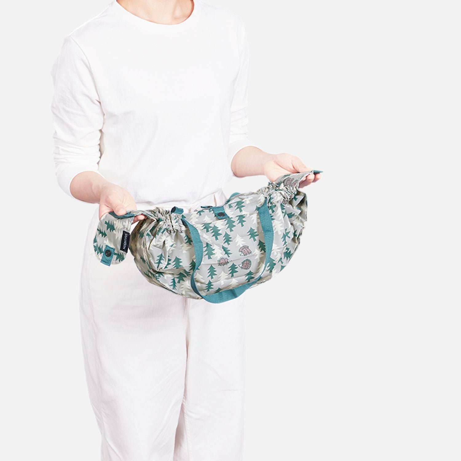 Shupatto X Lisa Larson Foldable Tote (M) - Olive