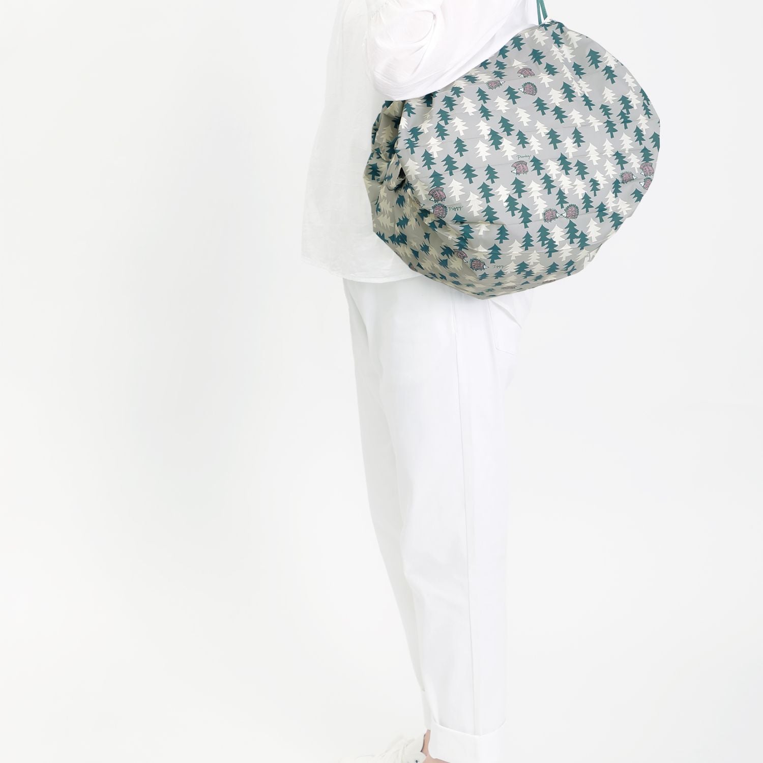 Shupatto X Lisa Larson Foldable Tote (M) - Olive