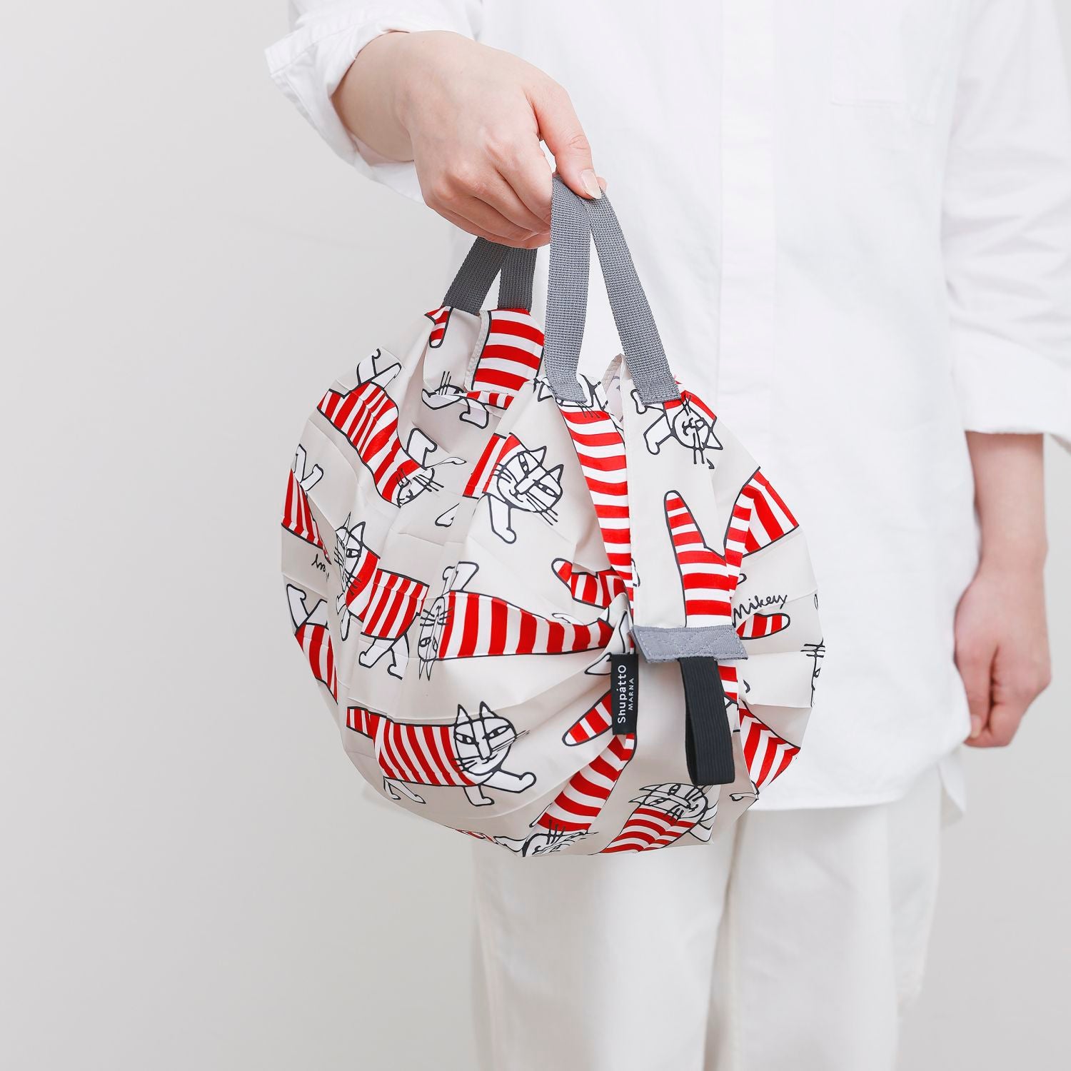 Shupatto X Lisa Larson Foldable Tote (S) - Beige