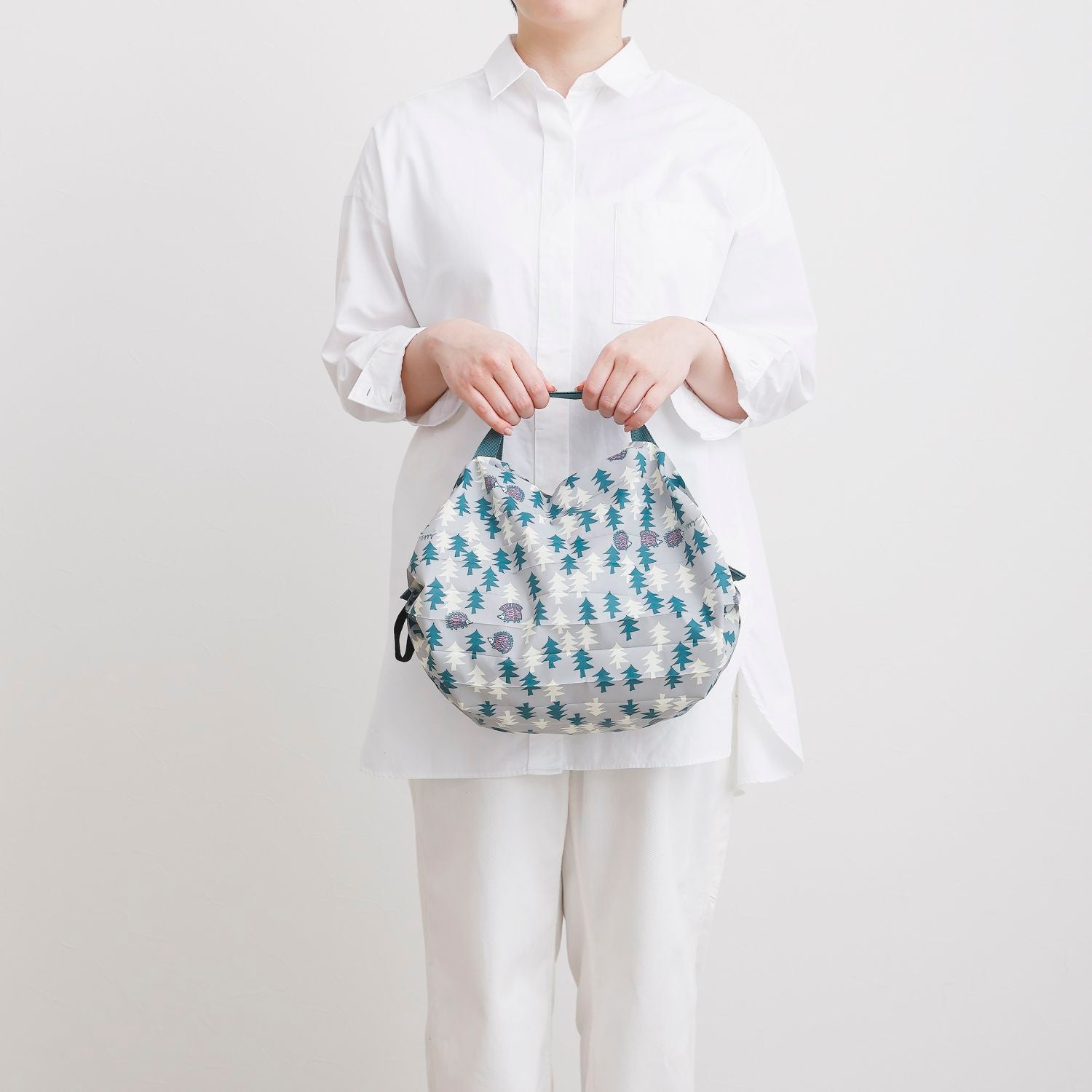 Shupatto X Lisa Larson Foldable Tote (S) - Olive