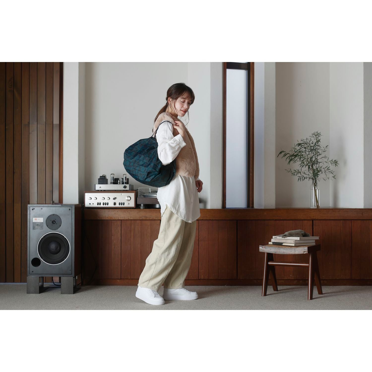 Shupatto X Mountain Views Recycled Tote (M) - Deep Forest