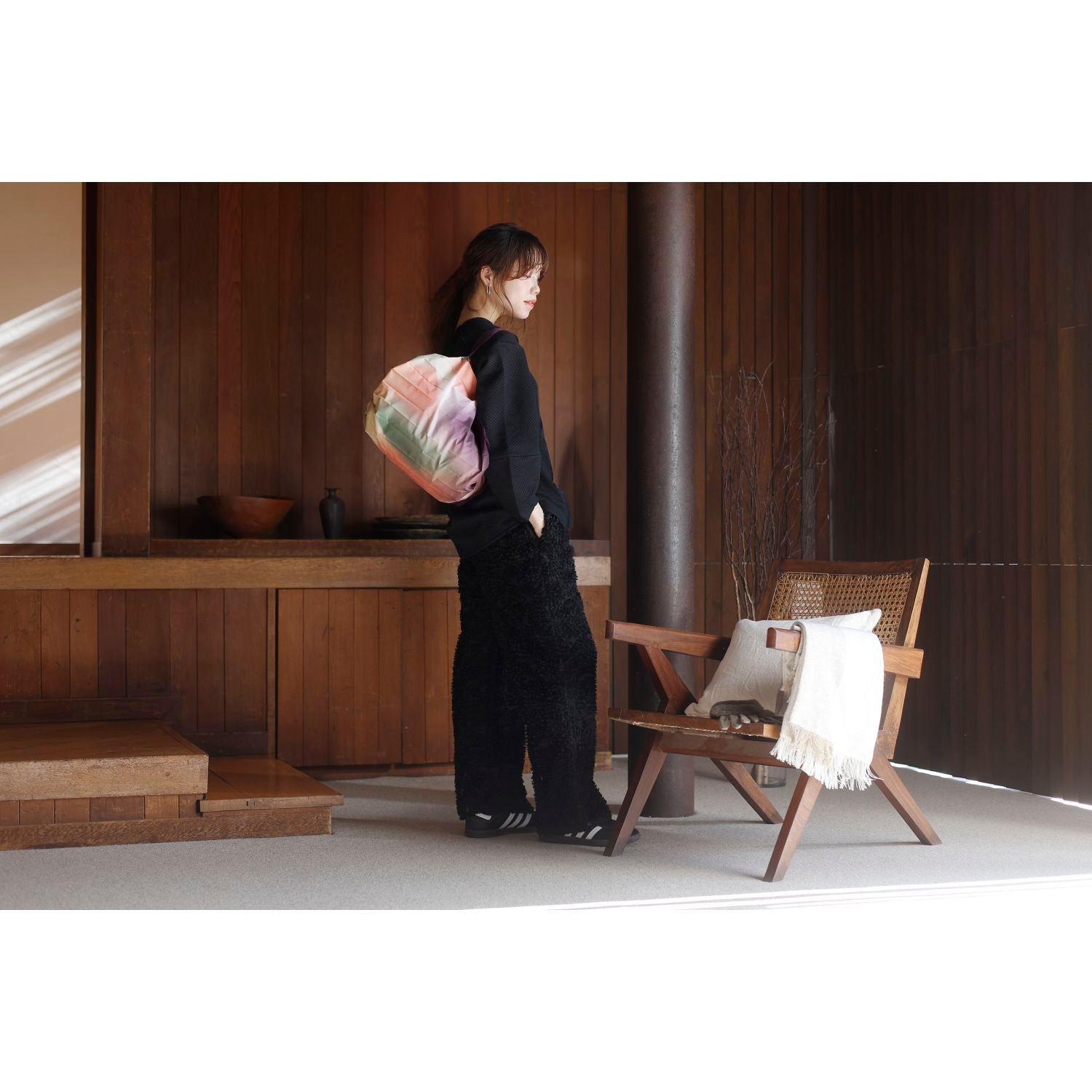 Shupatto X Mountain Views Recycled Tote (M) - Pearly Sky