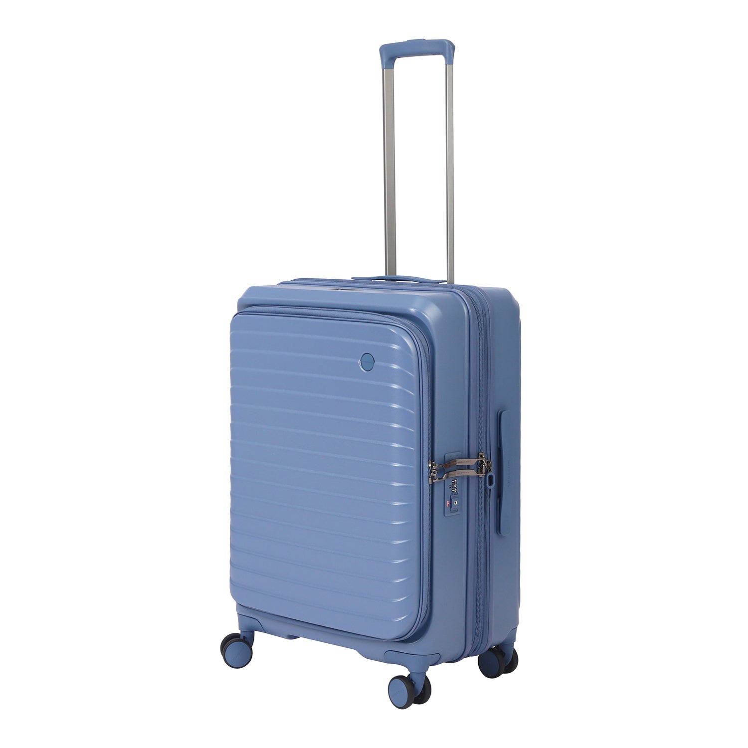 CROSSING INVI 25" Medium Expandable Luggage With Front & Middle Access V3 - Smoke Blue