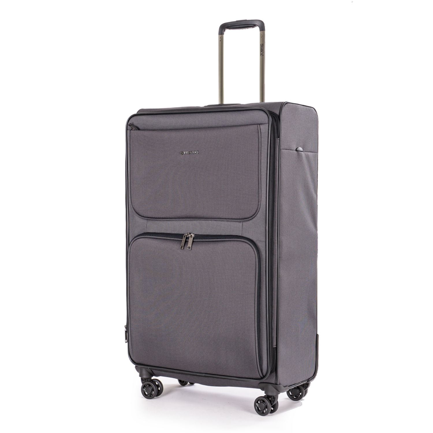 Stratic Bendigo Light + Suitcase L With Front Access Opening - Black