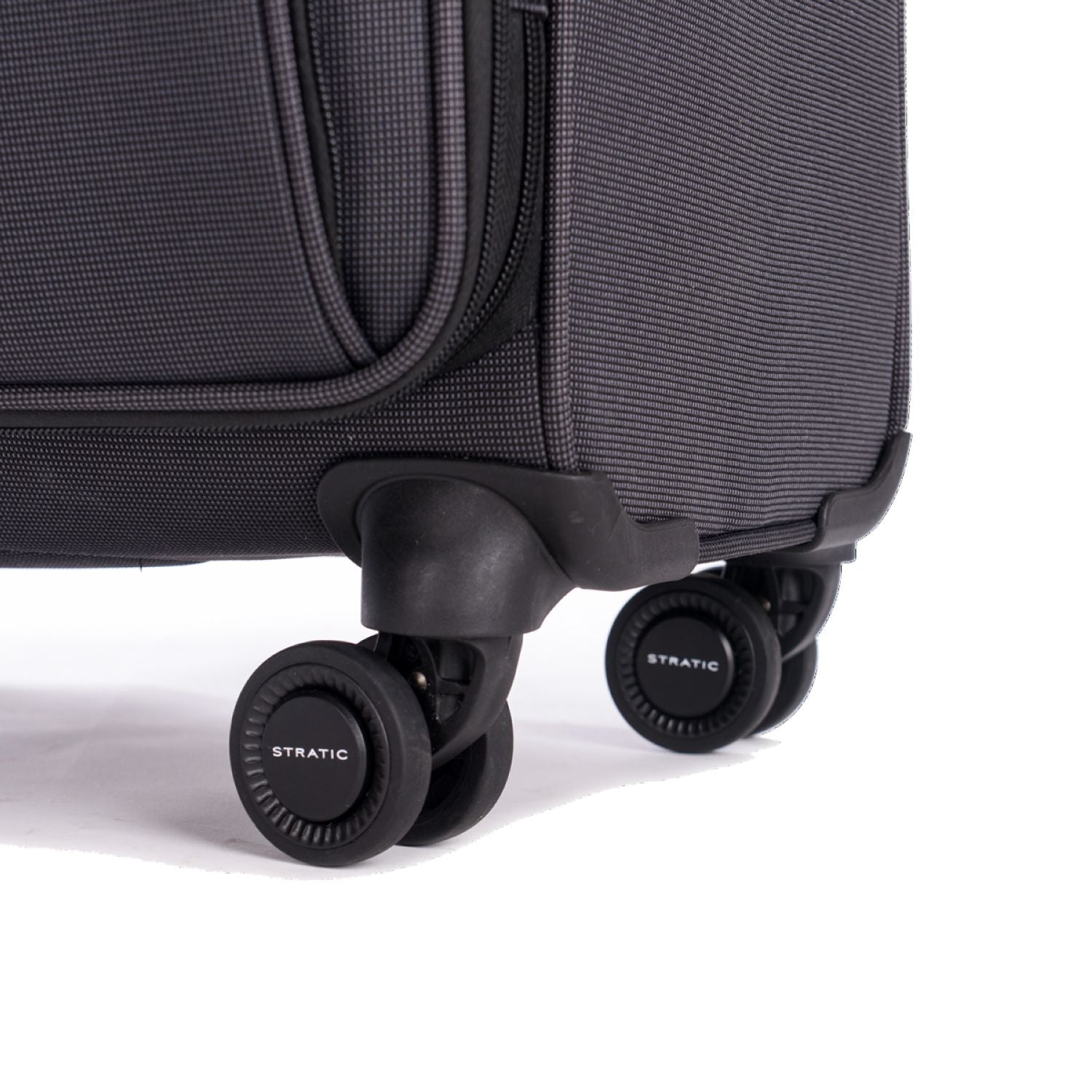 Stratic Bendigo Light + Suitcase M With Front Access Opening - Black