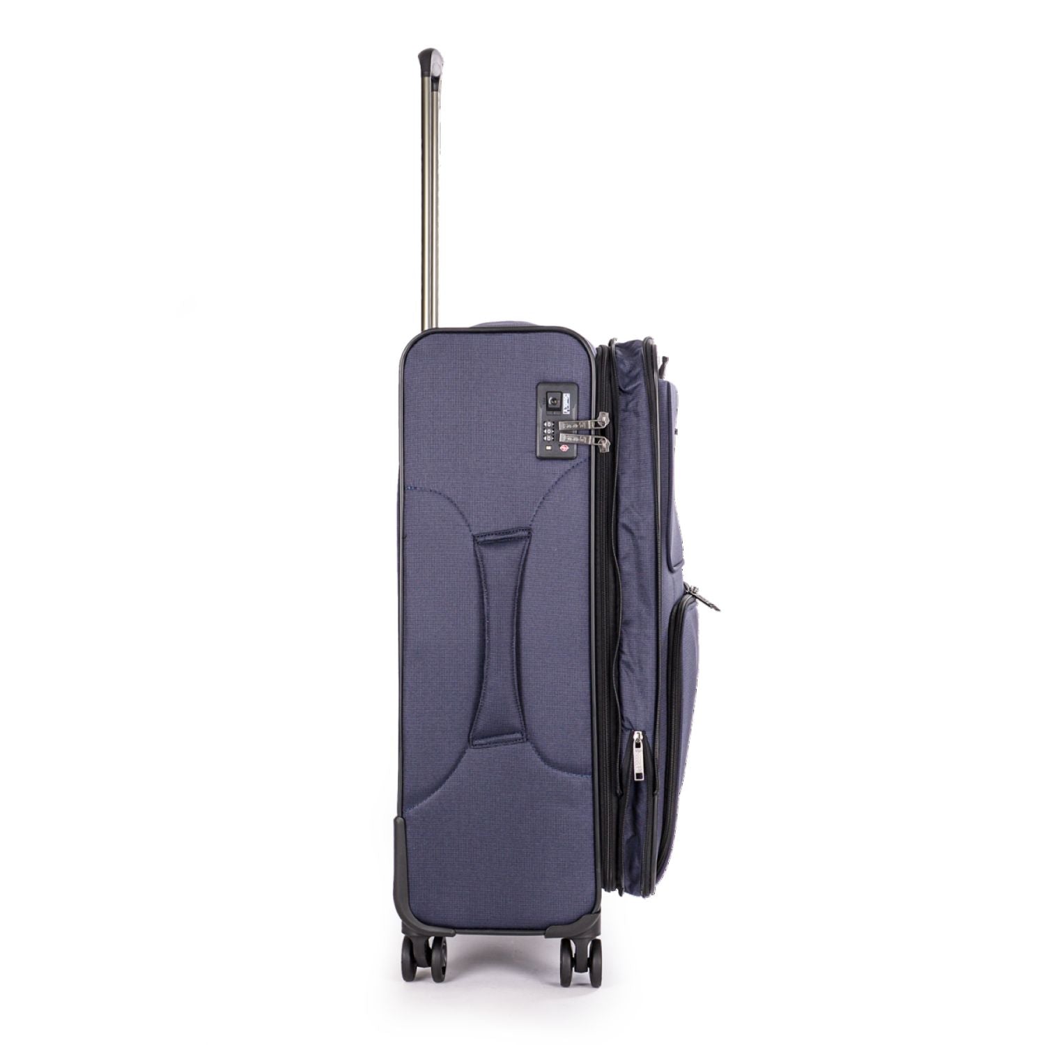 Stratic Bendigo Light + Suitcase M With Front Access Opening - Navy