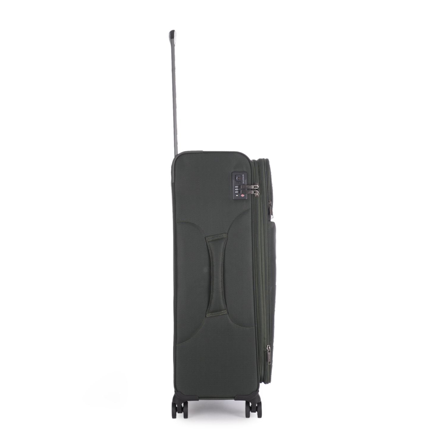 Stratic Light + Suitcase L With Front Access Opening - Dark Green