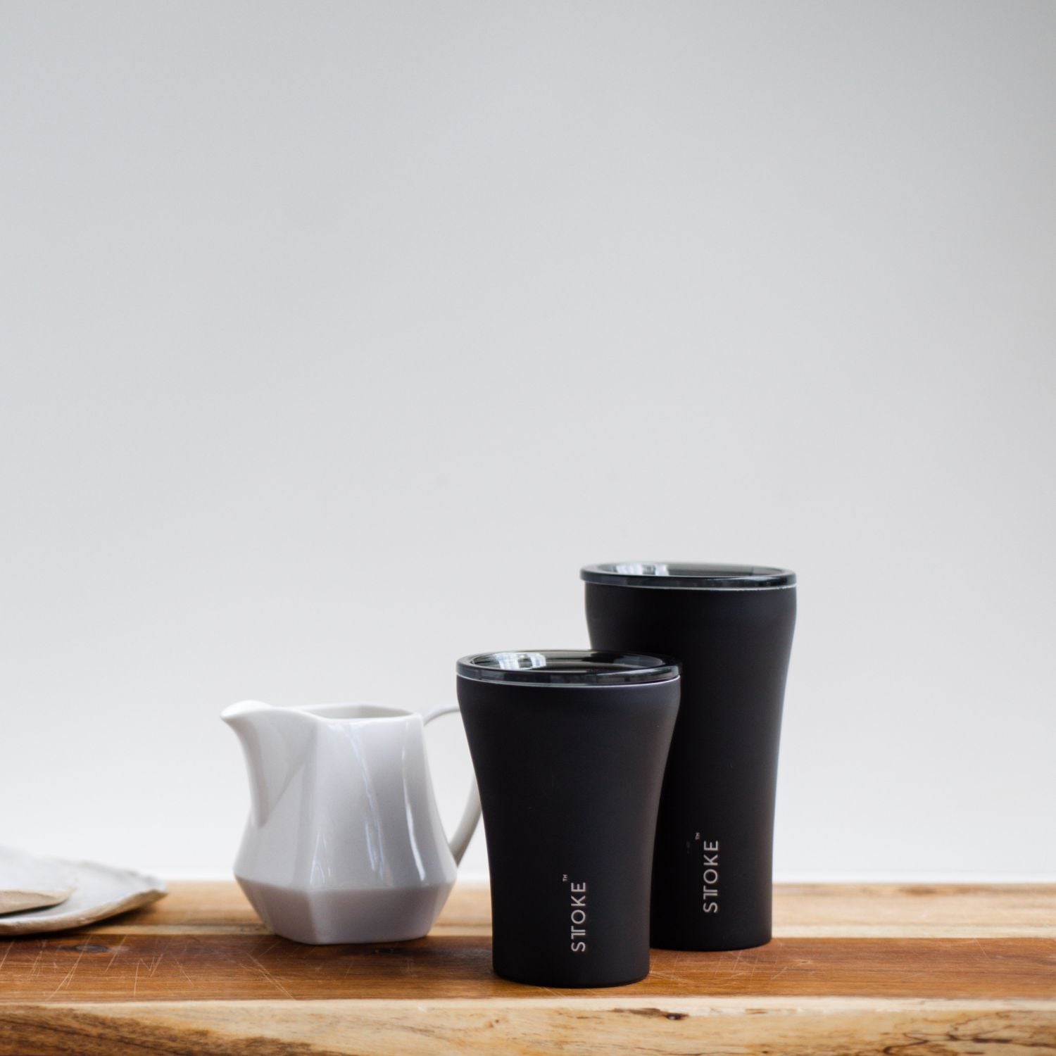STTOKE Classic Insulated Ceramic Cup 8oz - Luxe Black