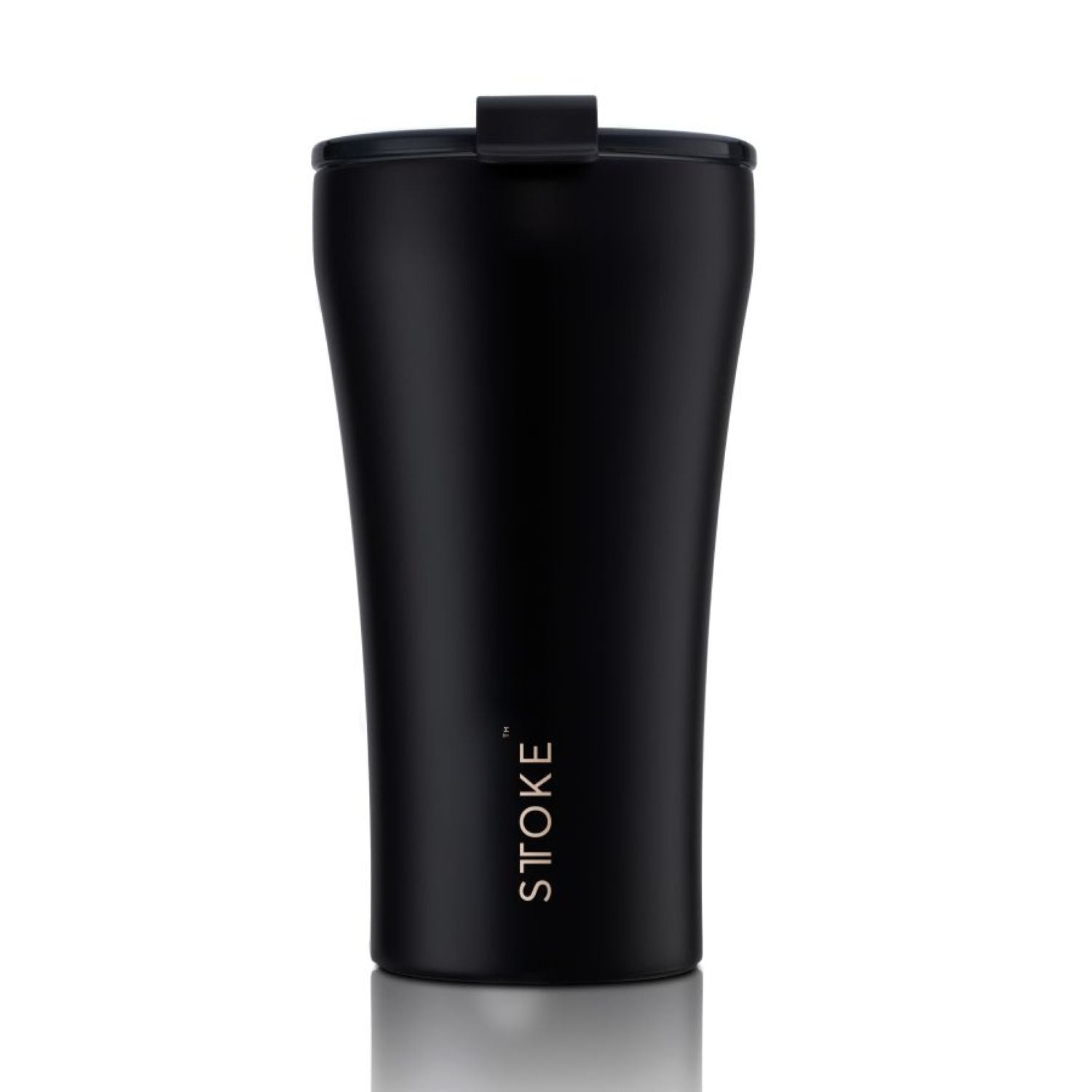 STTOKE Classic Leakproof Ceramic Insulated Cup 12oz - Luxe Black