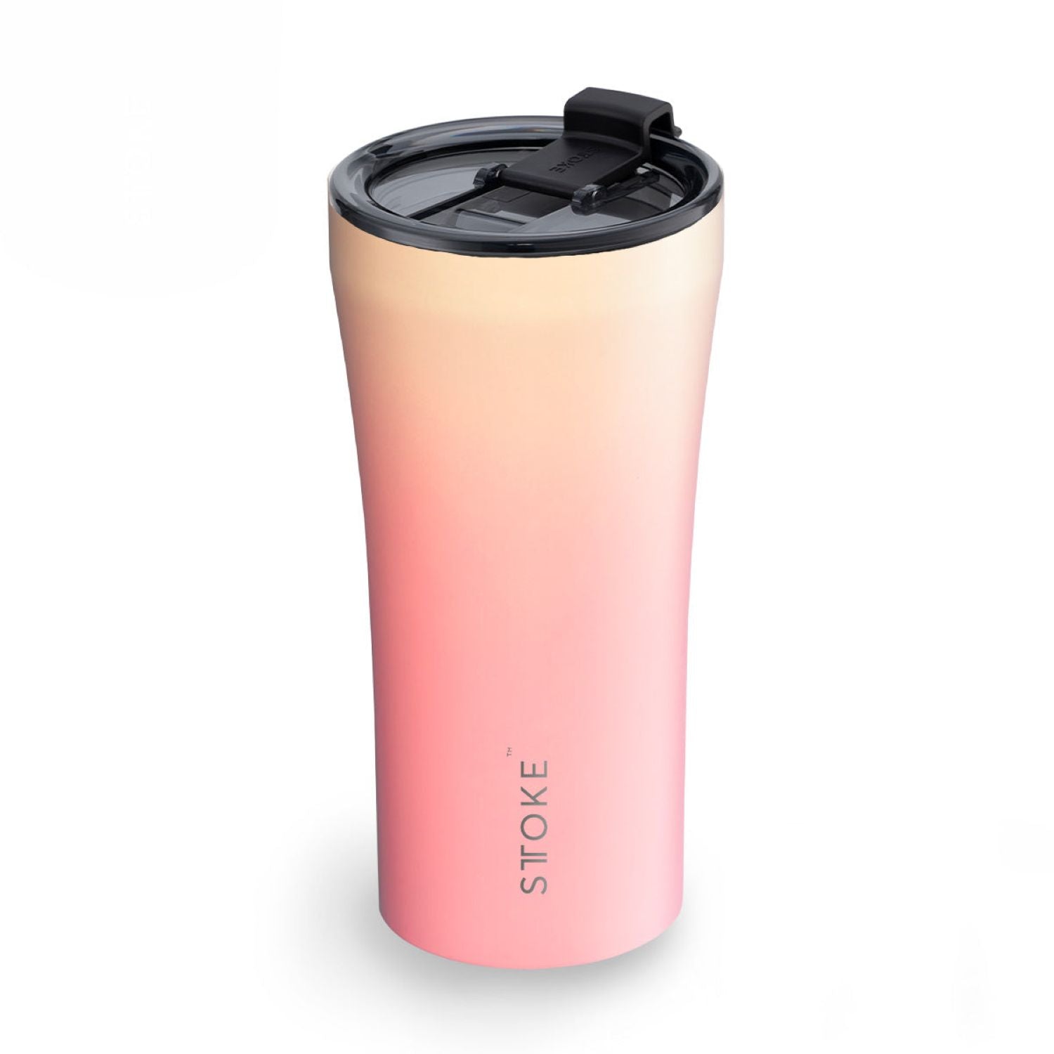 STTOKE Flow Leakproof Ceramic Insulated Cup 16oz - Sunset Peach