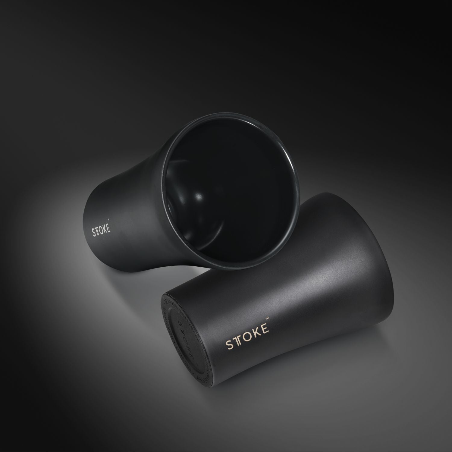 STTOKE Limited Edition Leakproof Ceramic Insulated Cup 16oz - Midnight Black