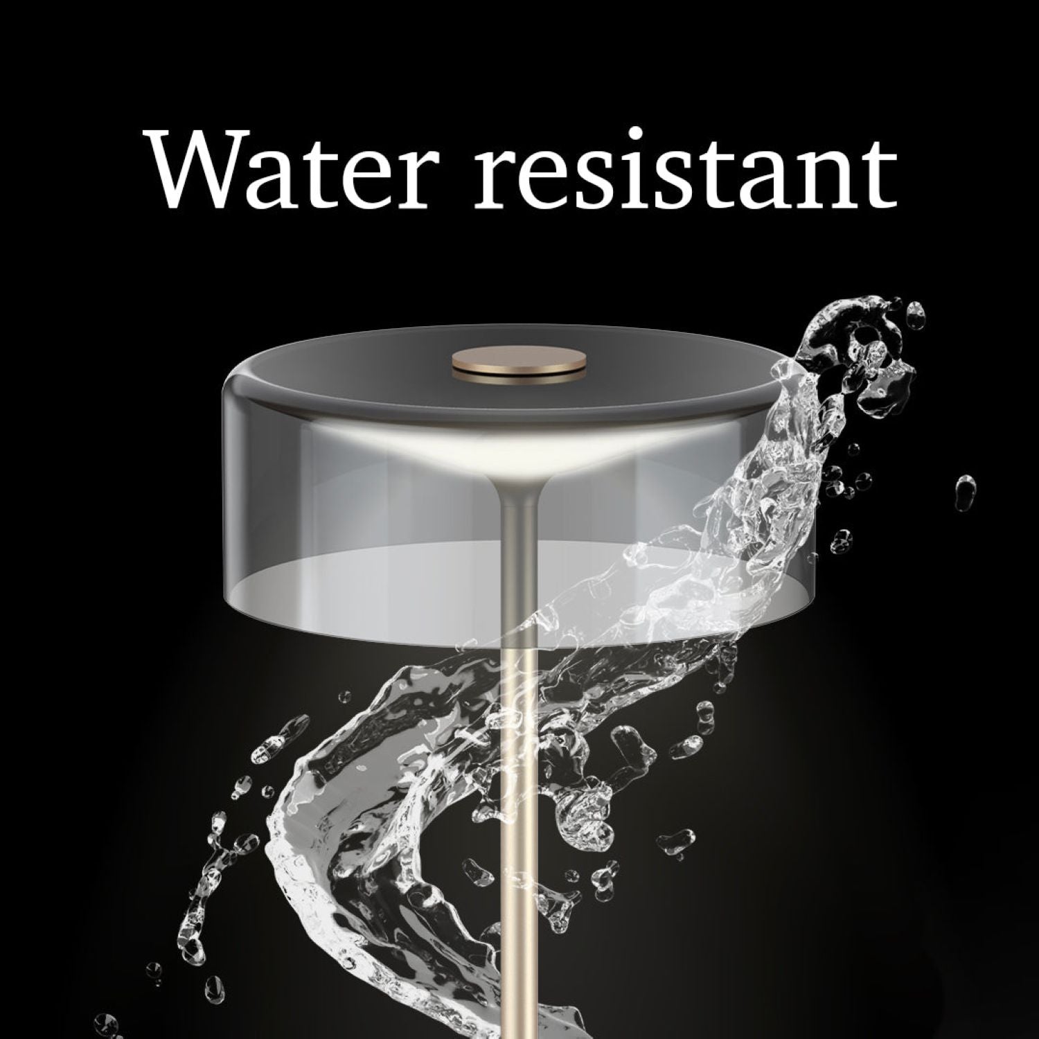 Ubiqua Crystal With 171 Lumens - 2.2W 5V Power (Matt Bronze)