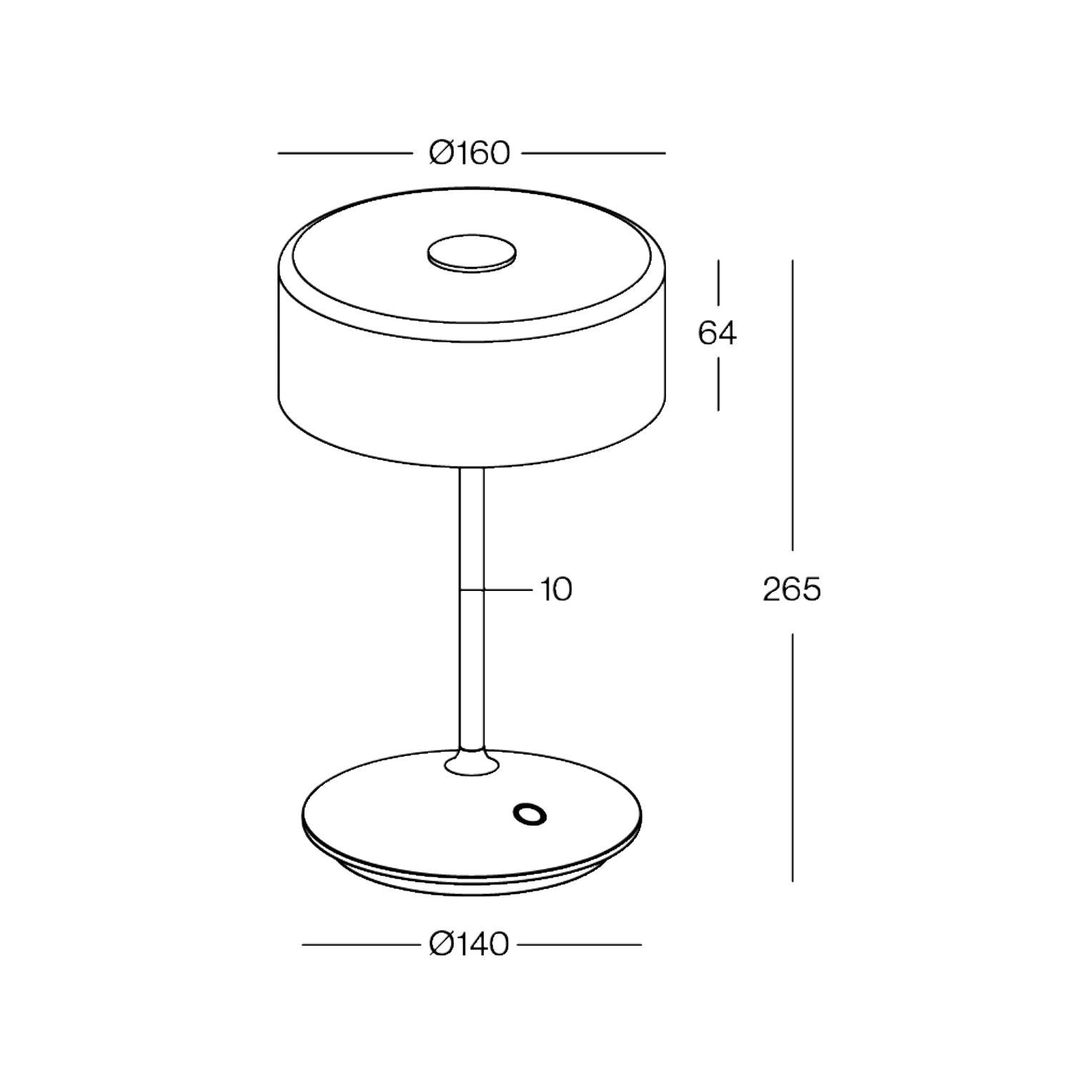 Ubiqua Crystal With 171 Lumens - 2.2W 5V Power (Matt Bronze)