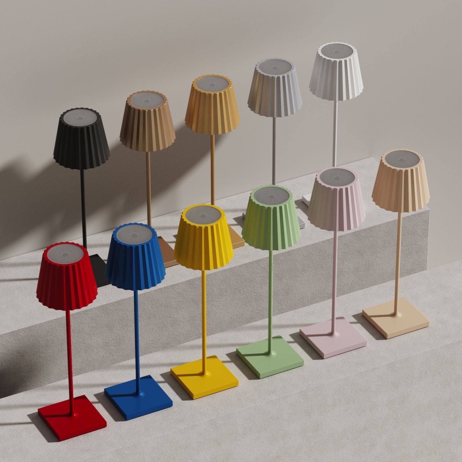 Ubiqua Plisse With 188 Lumens - 2.2W 5V Power (Blue)