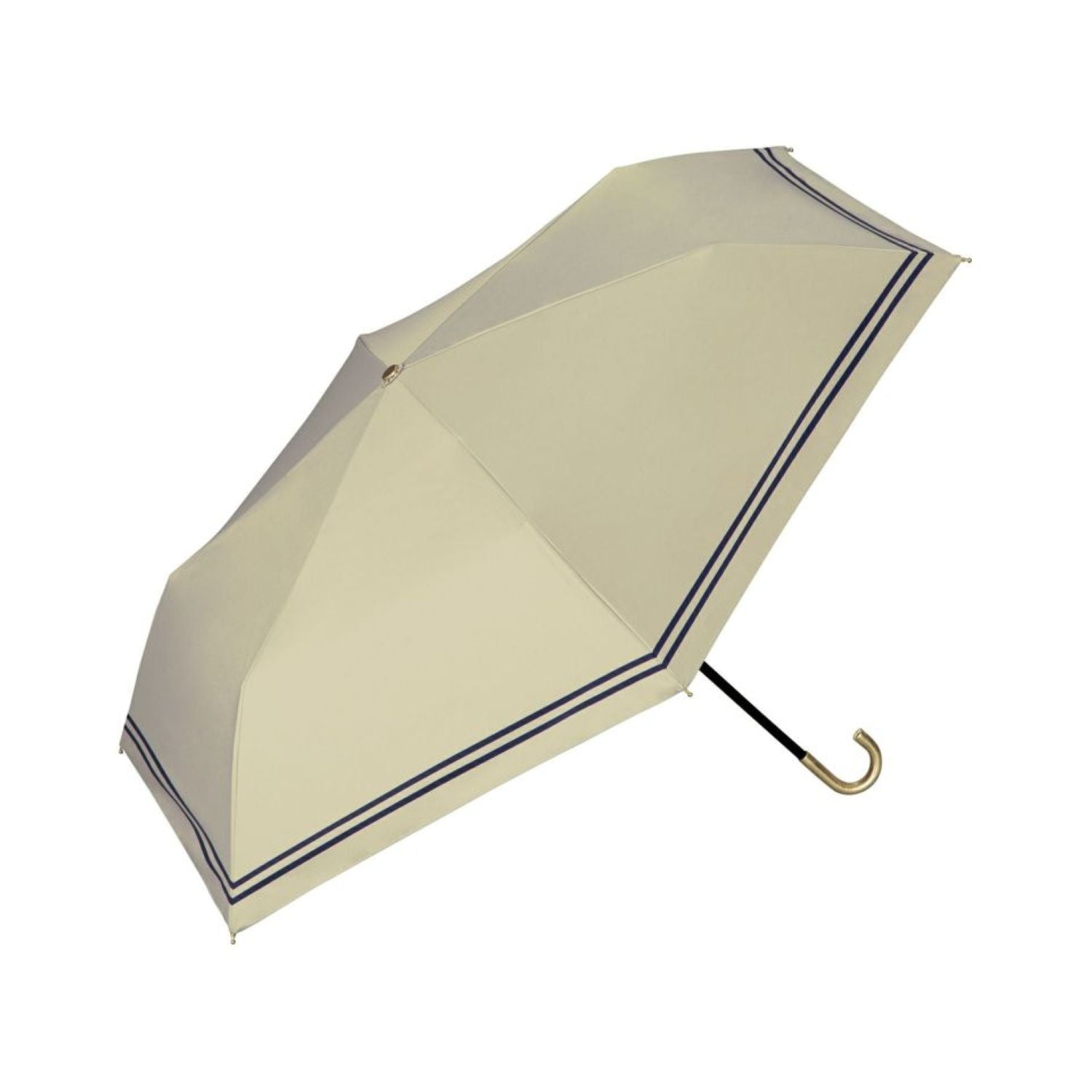 WPC Blackout Sailor Mini Folding Umbrella UV Protection UPF 50+ Umbrella 50cm (Beige)