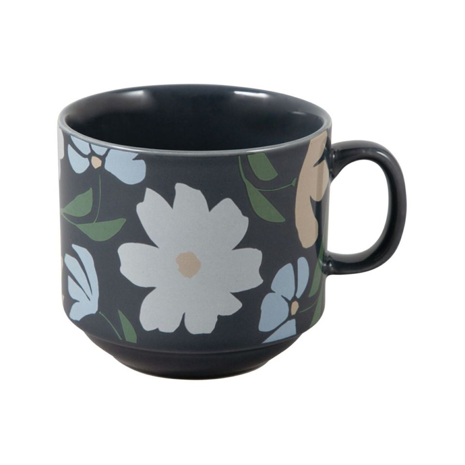 WPC Ceramic Stacking Mug 300ml (Polku Charcoal)