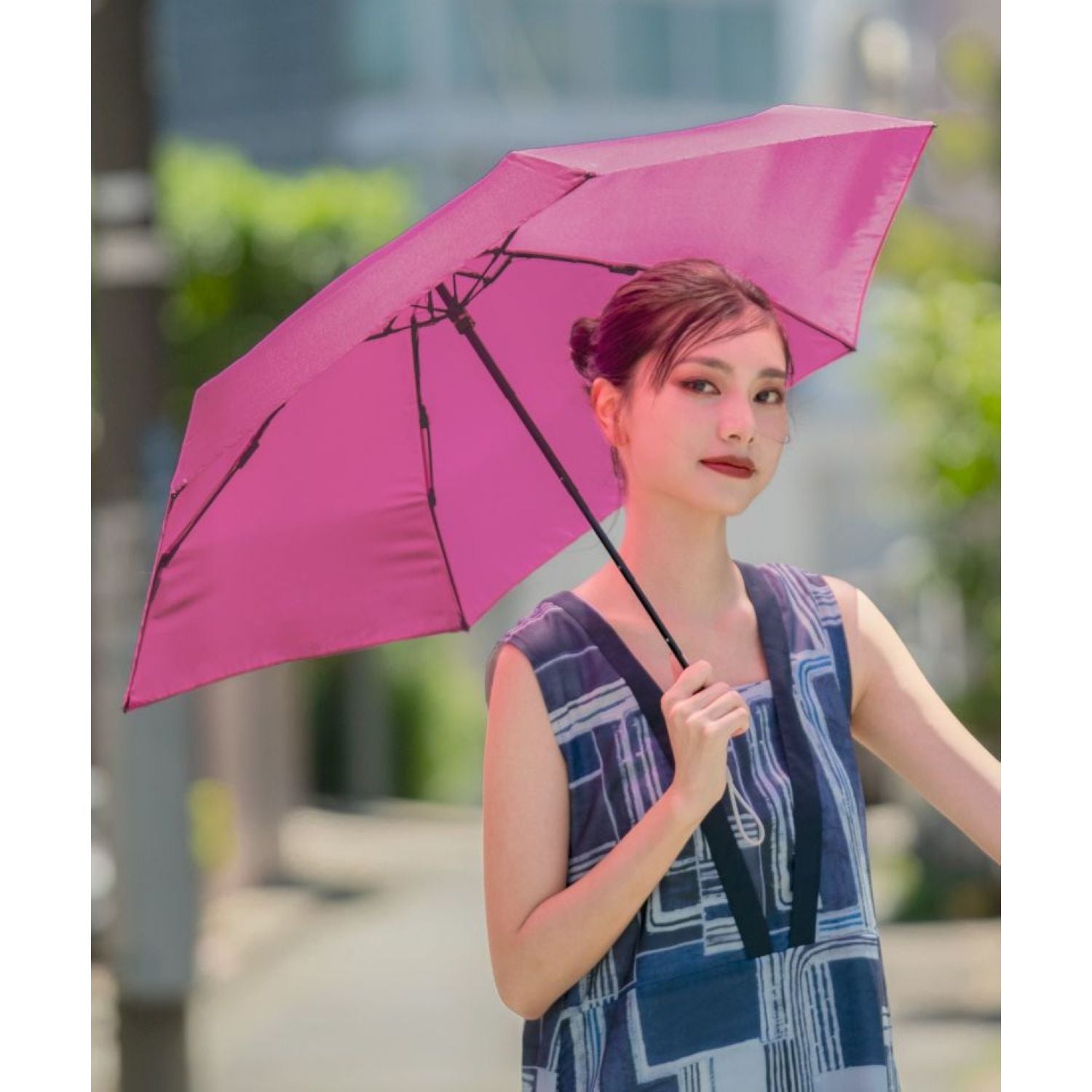 WPC Compact UV Protection Umbrella 50cm (Cherry Blossom)