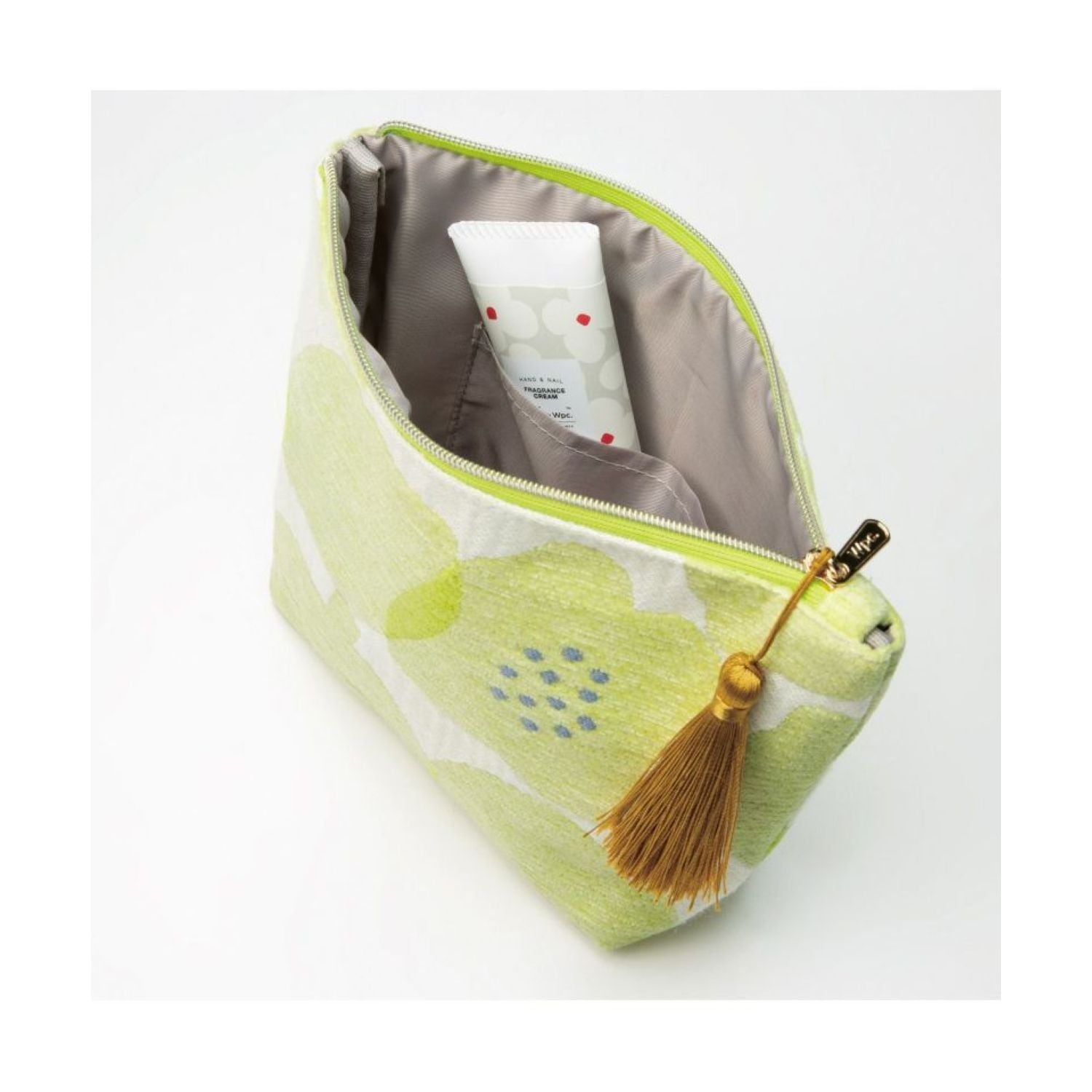 WPC Gobelins Tapestry Boat Shaped Round Pouch (Fruits Green)