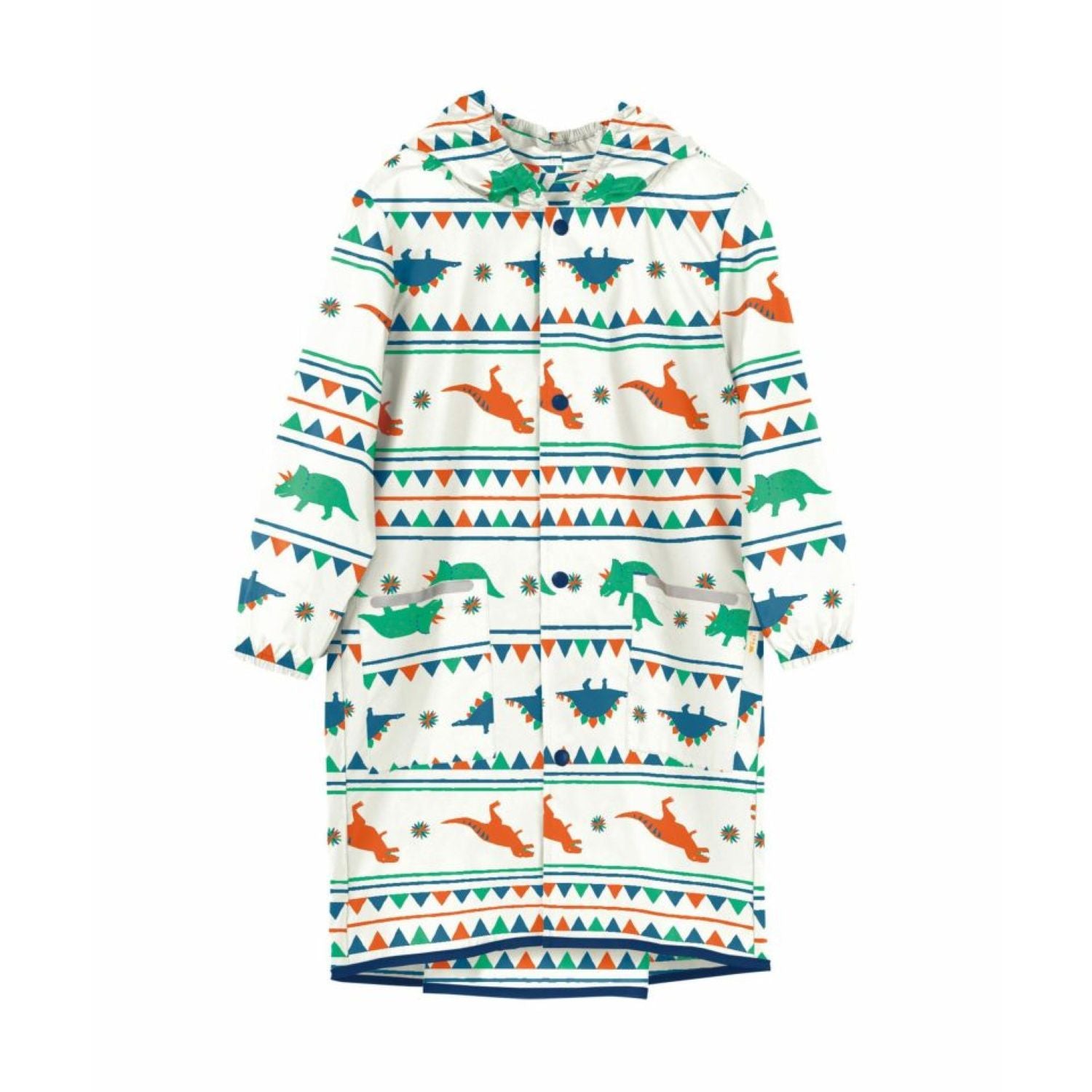 WPC Kids Rain Coat Large (120cm-140cm) (Dinosaur)