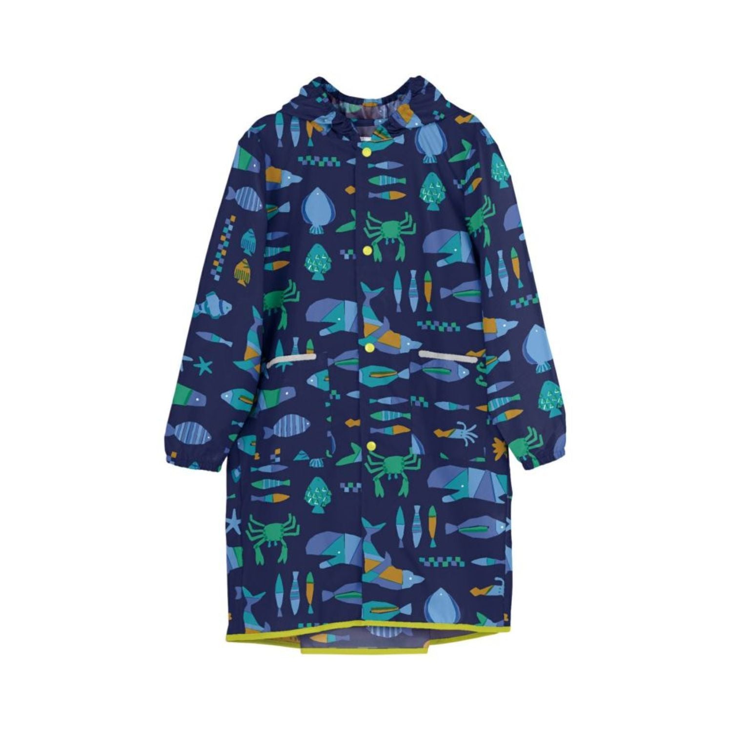 WPC Kids Rain Coat Medium (100cm-120cm) (Sea Animals)