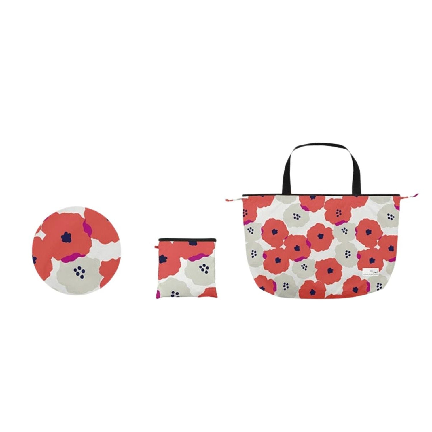 WPC Packable Rain Bag Cover (Peony Red)