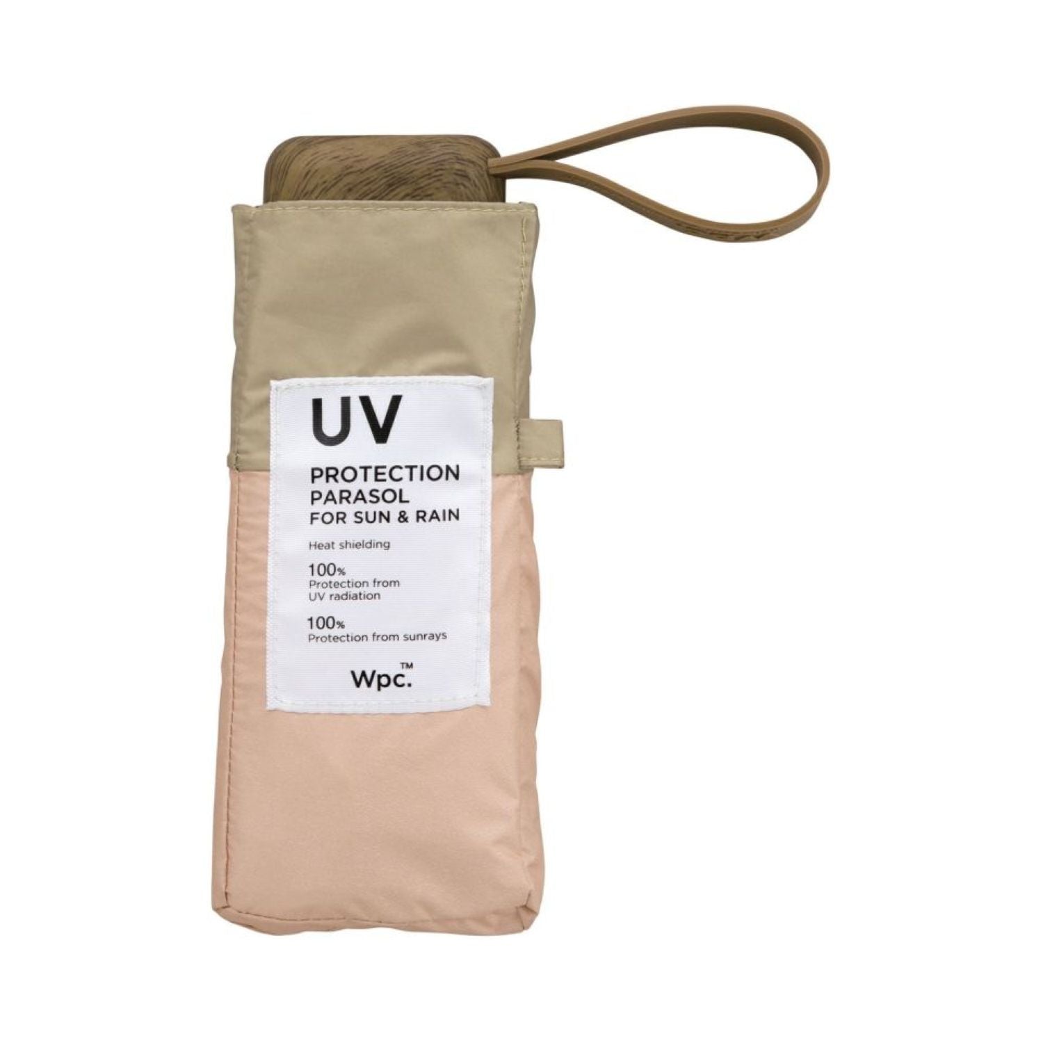 WPC Patchwork Tiny UV Protection UPF 50+ Umbrella 47cm (Dusty Pink)