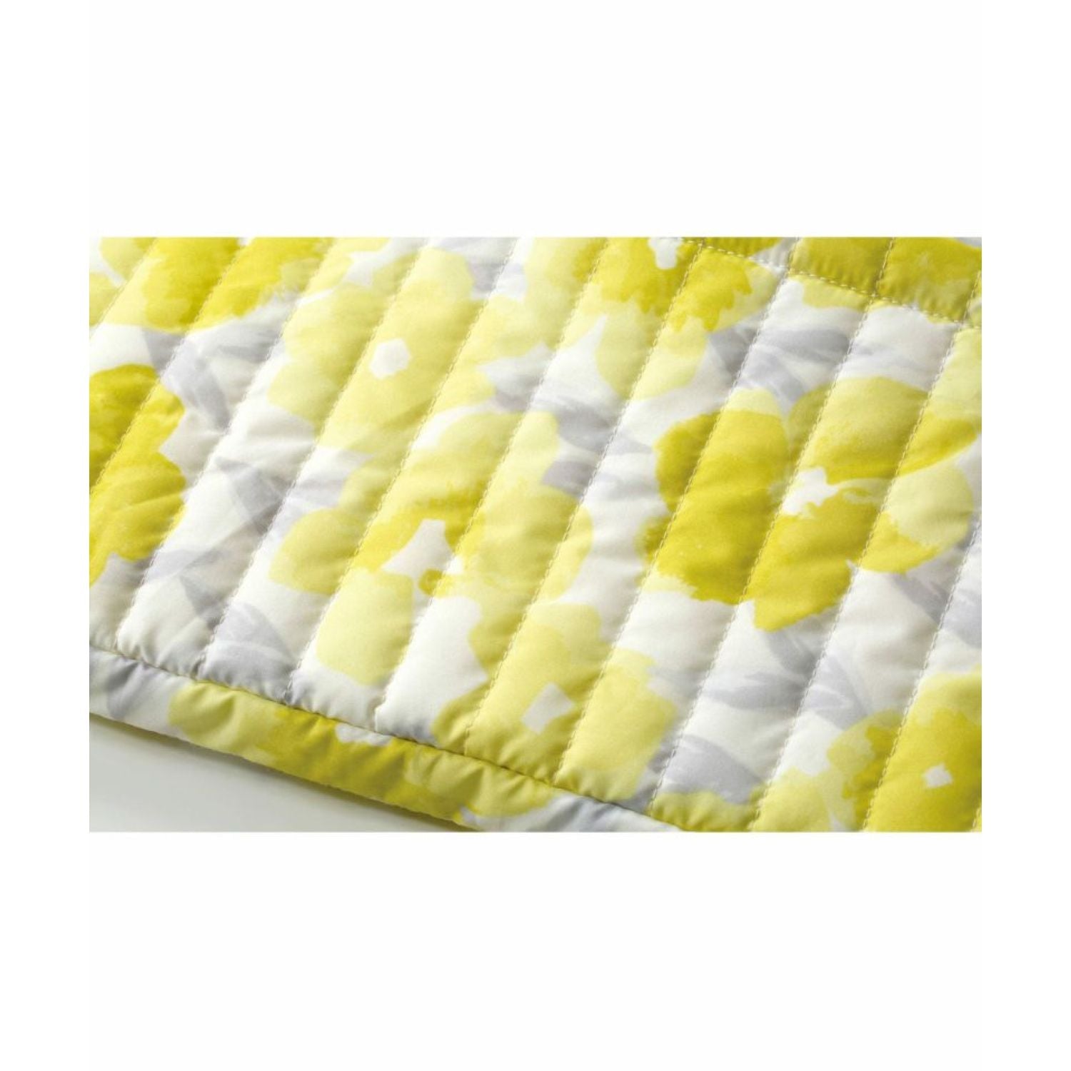 WPC Quilting Laptop Case L (15cm) Water Repellent (Gradation Flower Yellow)