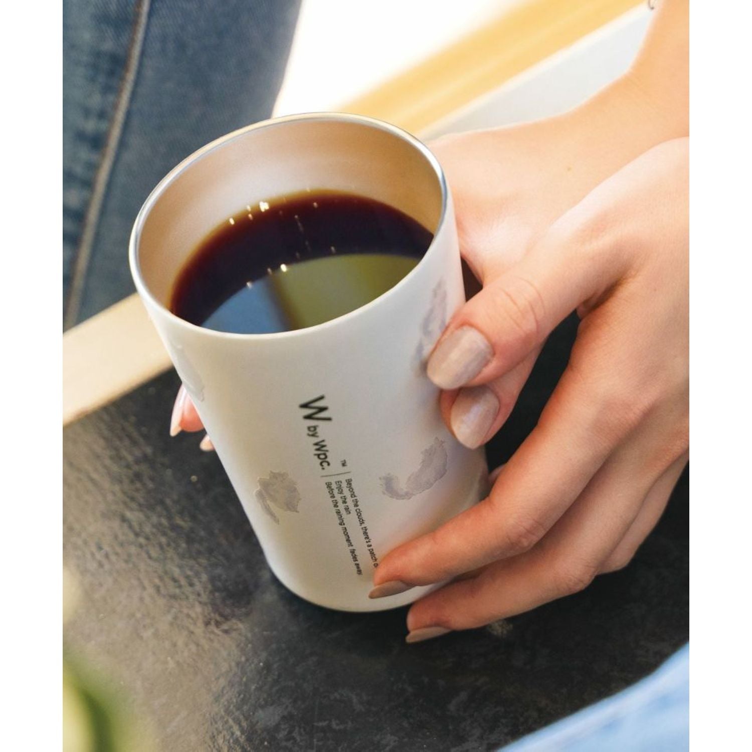 WPC Stainless Steel 2 Way Tumbler 430ml (Cats Off)