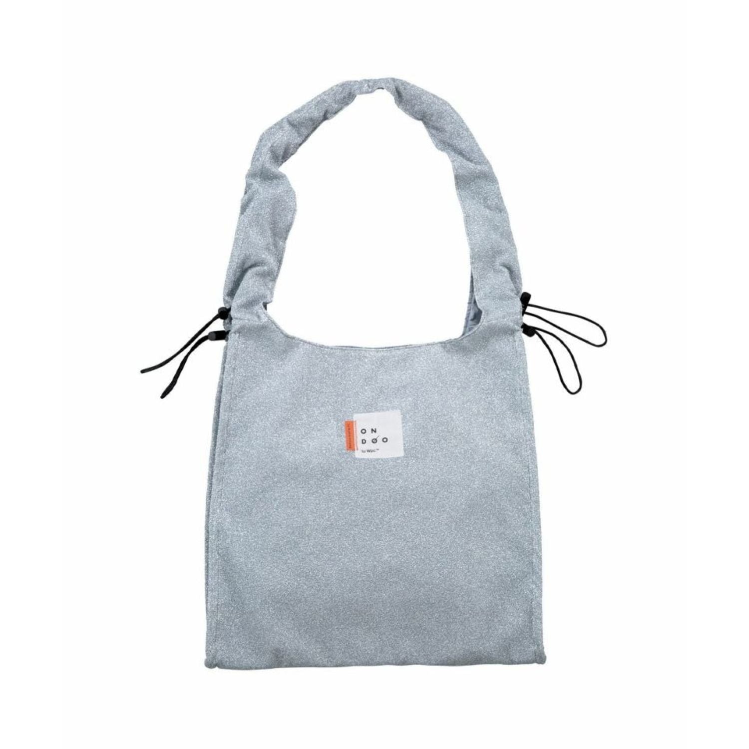 WPC Ondoo Shirring Drawstring Tote Bag (Silver)