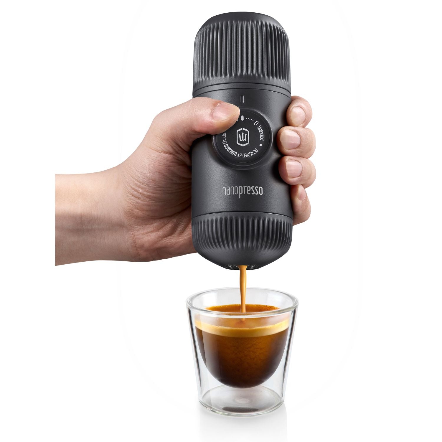 Wacaco Nanopresso + Case Espresso Coffee Maker - Grey