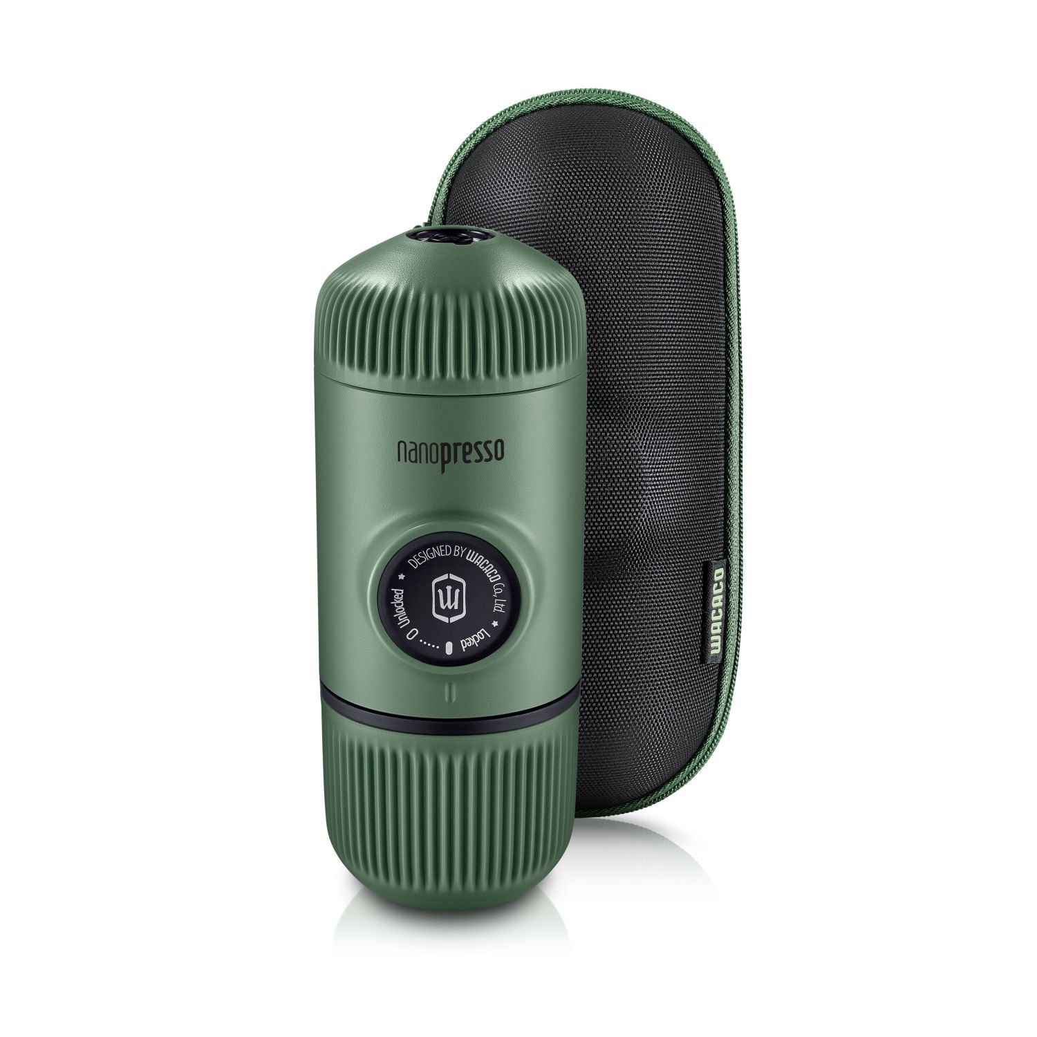 Wacaco Nanopresso + Case Espresso Coffee Maker - Moss Green
