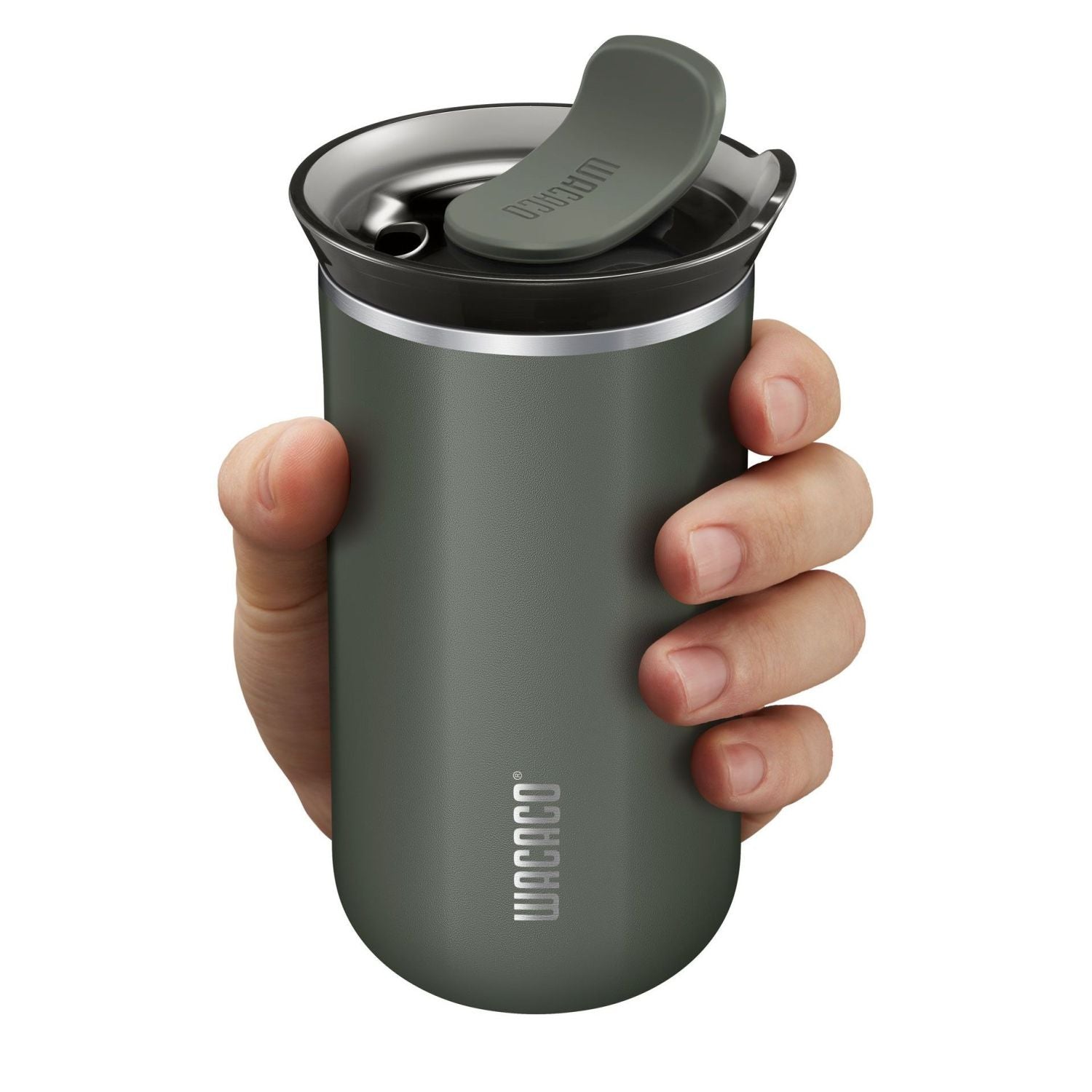 Wacaco Octaroma Lungo (300ML) Insulated Coffee Mug - Grey
