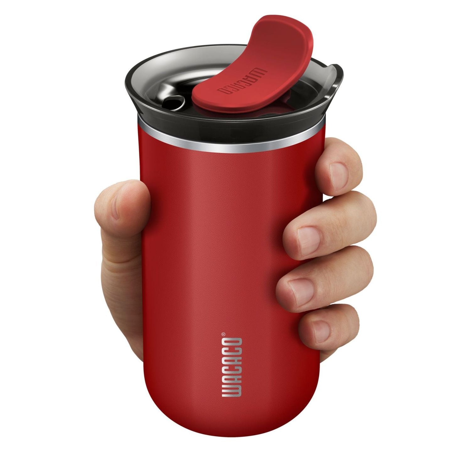Wacaco Octaroma Lungo (300ML) Insulated Coffee Mug - Red