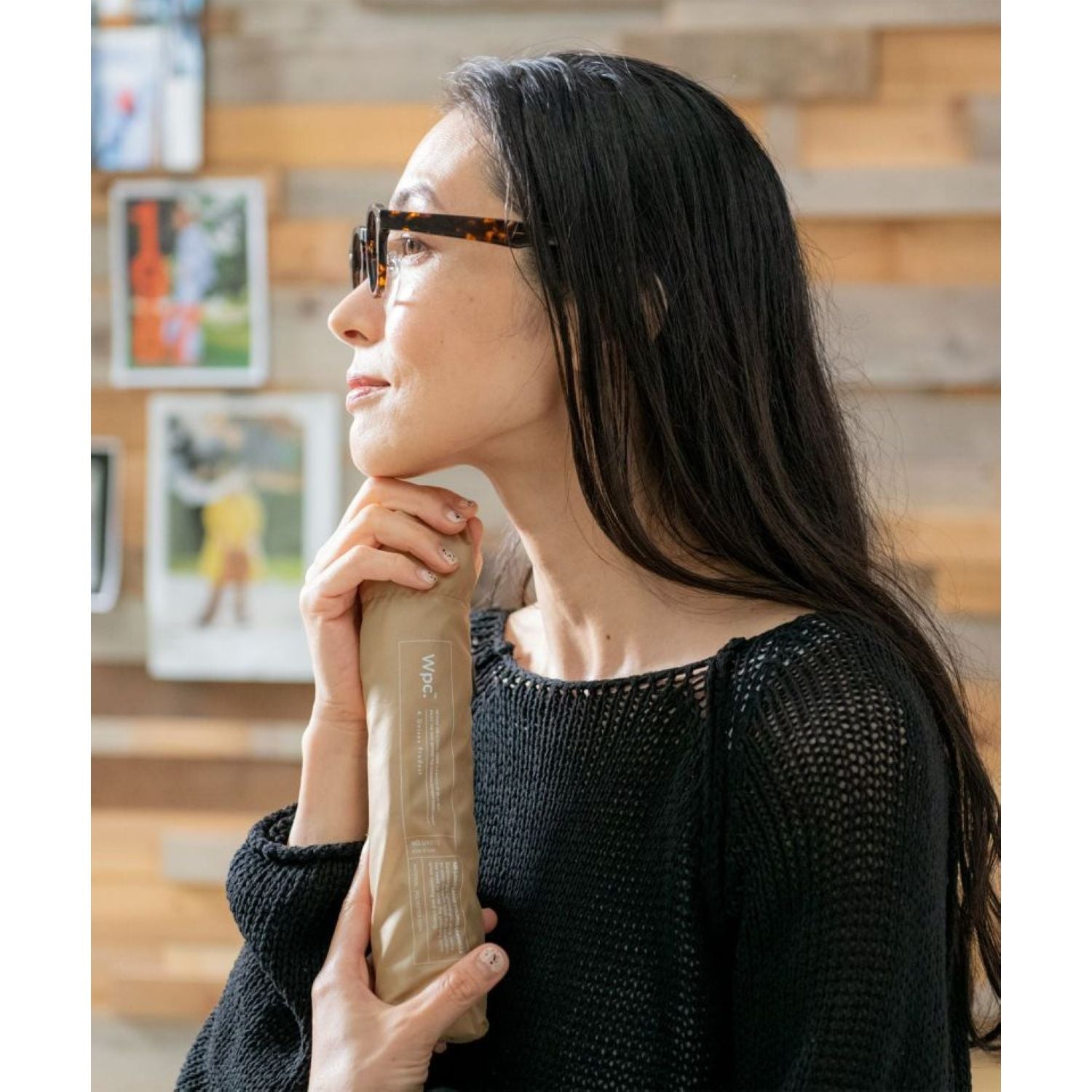 Wpc Ux Air-Light Uv Protection Folding Umbrella 61Cm (Blue Gray)