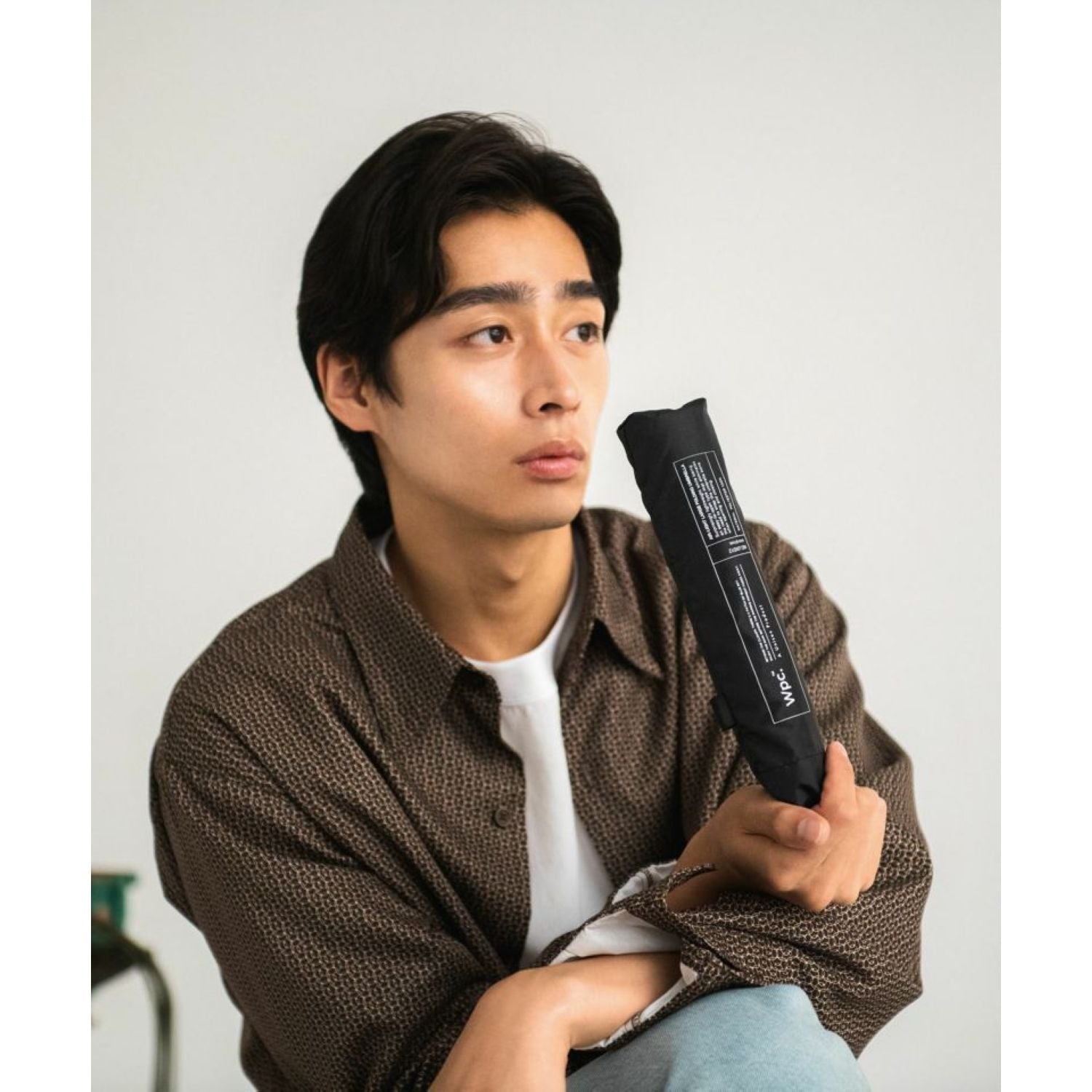 Wpc Ux Air-Light Uv Protection Folding Umbrella 61Cm (Blue Gray)