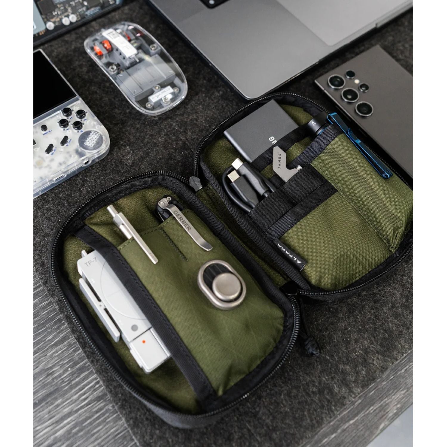 ALPAKA Admin Pouch Pro X-Pac X42 (Olive Green)