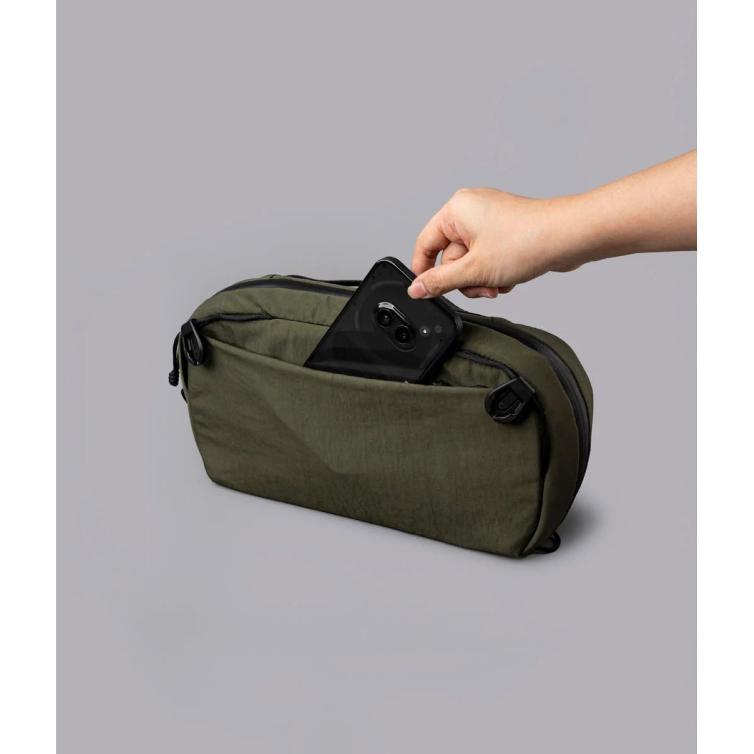 ALPAKA Eclipse Gaming Sling Axoflux 400D Washed Nylon (Green)