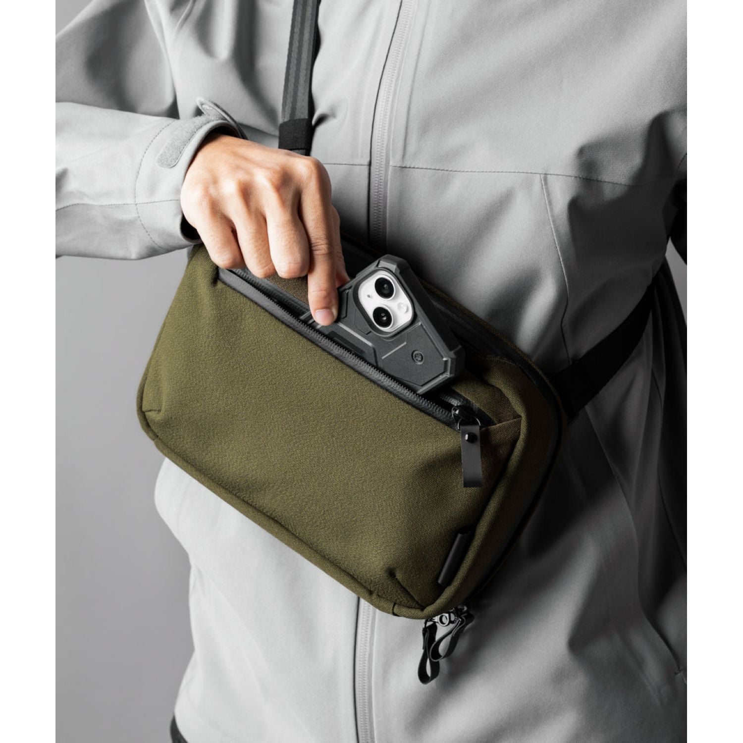 ALPAKA Elements Tech Case Max Axoflux 600D (Army Green)