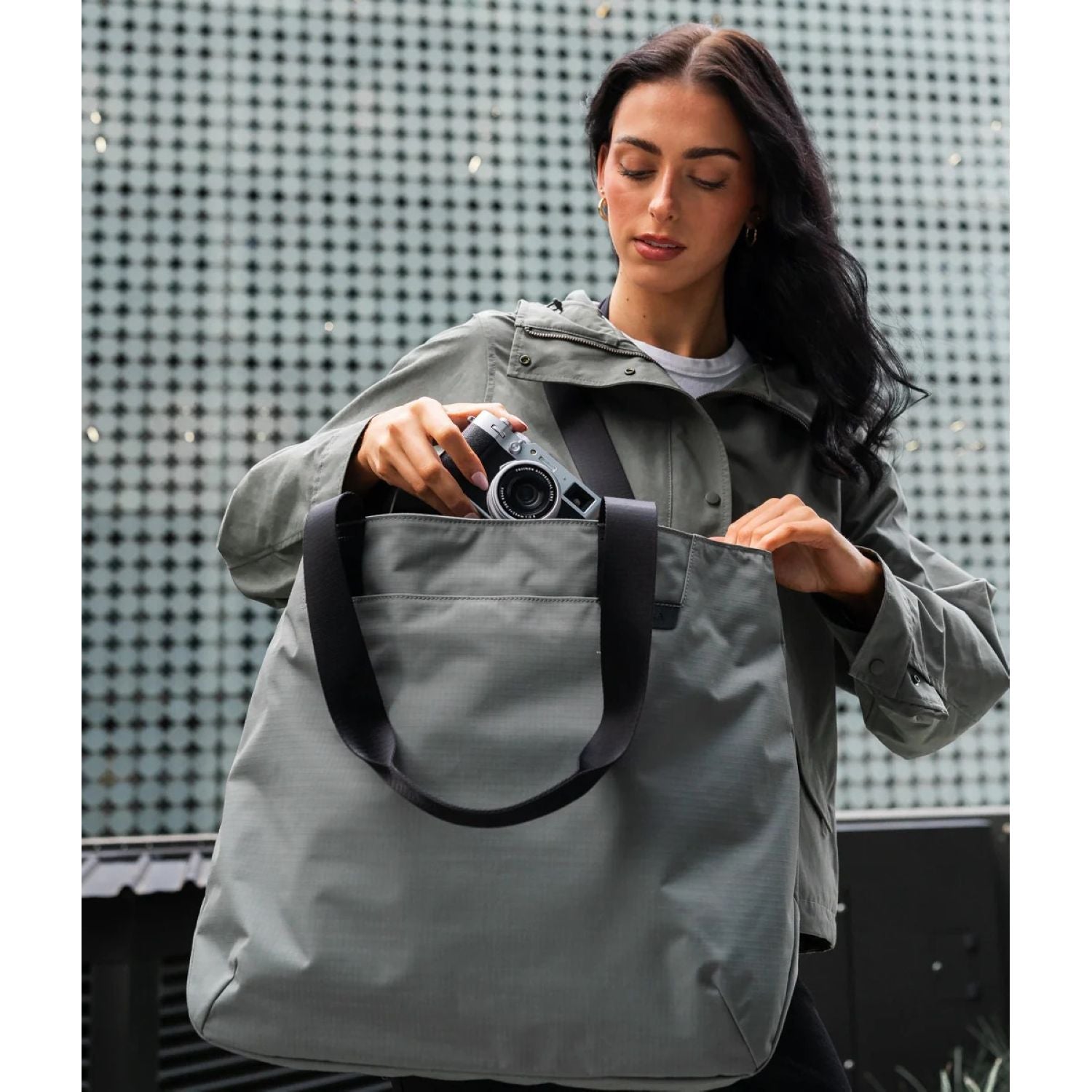 ALPAKA Elements Tote Bag (L) Axoflux 210D (Grey/Grey)