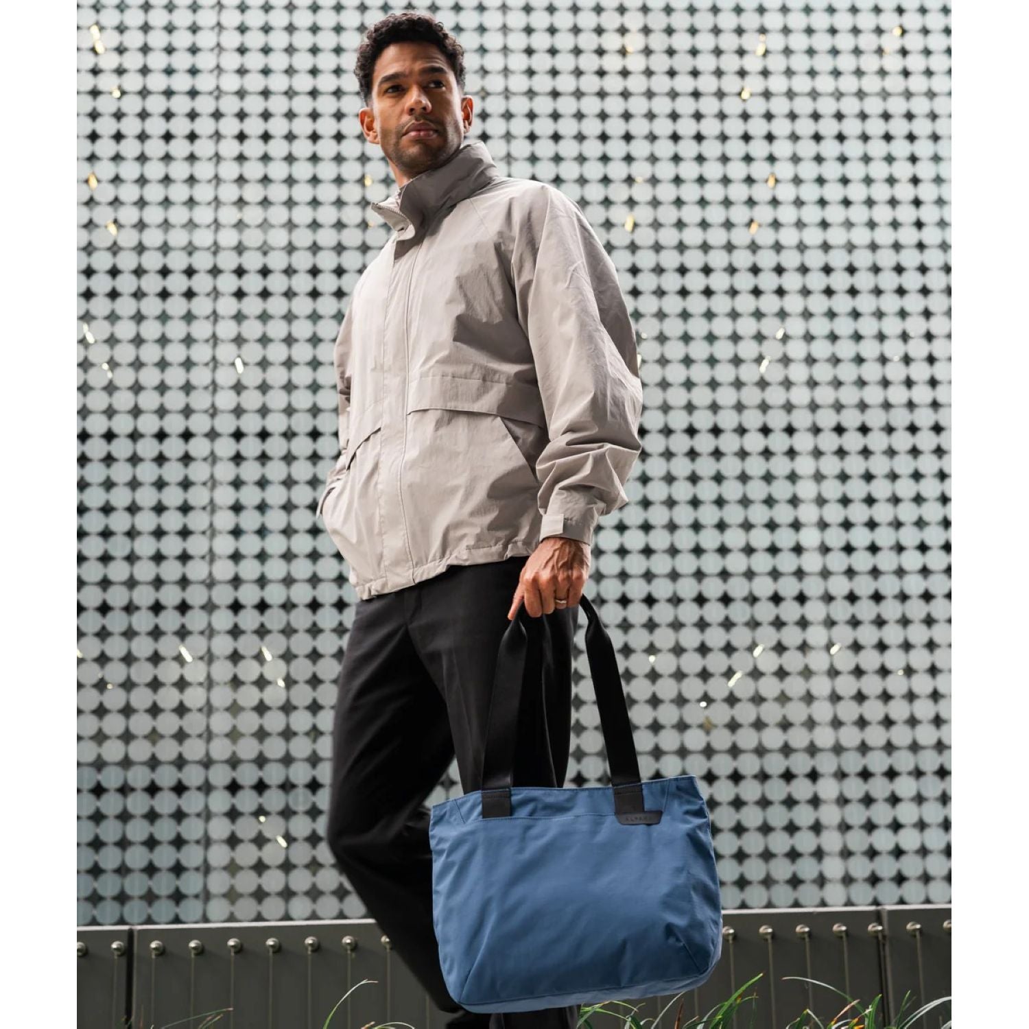 ALPAKA Elements Tote Bag (S) Axoflux 210D (Blue/Grey)