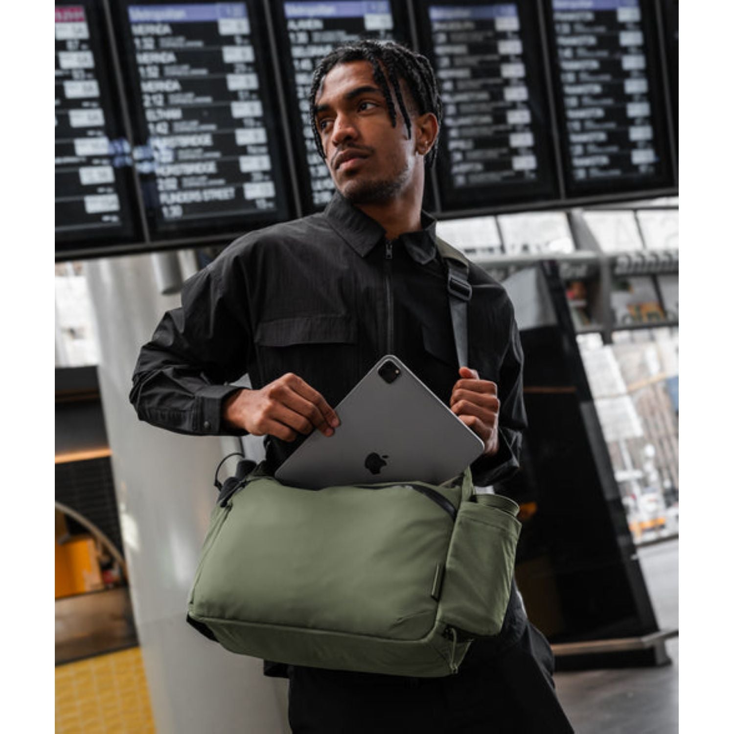 ALPAKA Flight Satchel Axoflux 210D (Green)