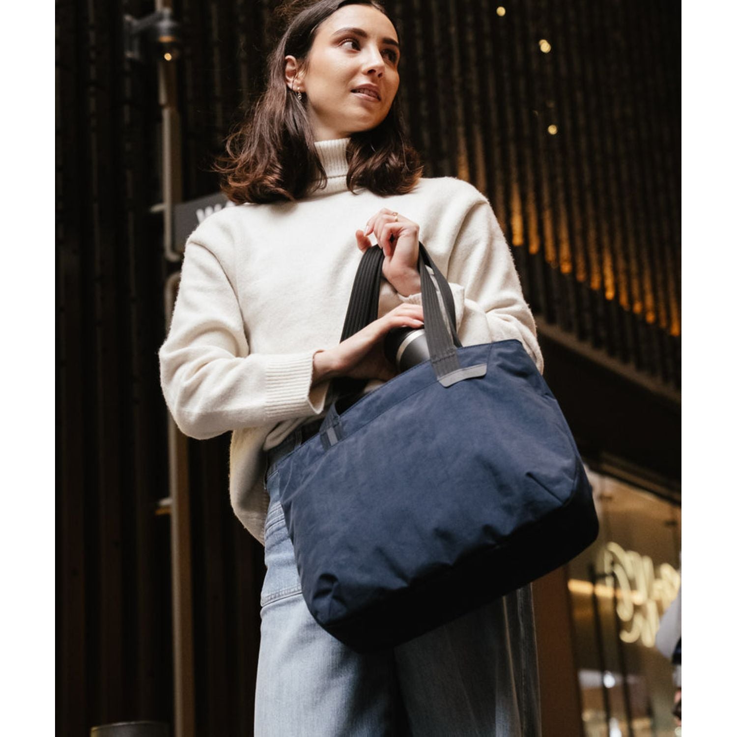 ALPAKA Flight Tote Bag (S) Axoflux 400D Ripstop Nylon (Moonlight Blue)