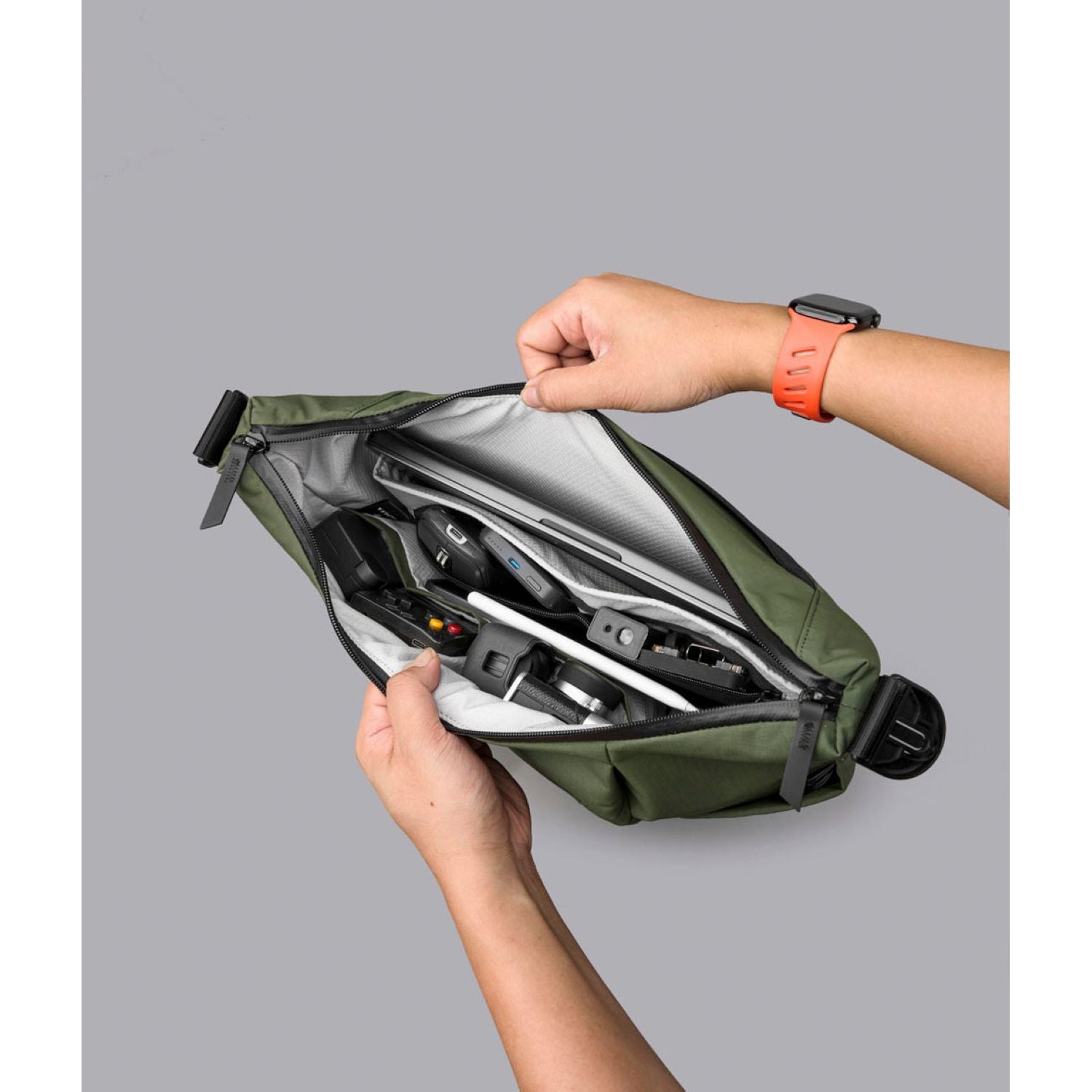 ALPAKA Flow Satchel 10L Axoflux 210D (Green)
