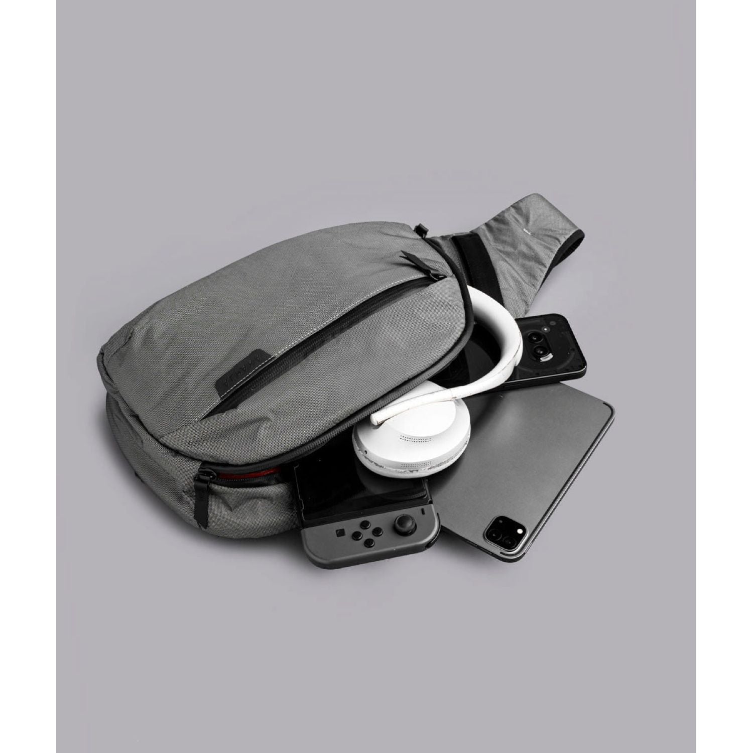 ALPAKA Metro Crossbody Left Shoulder Ultradyne 100D (Grey)
