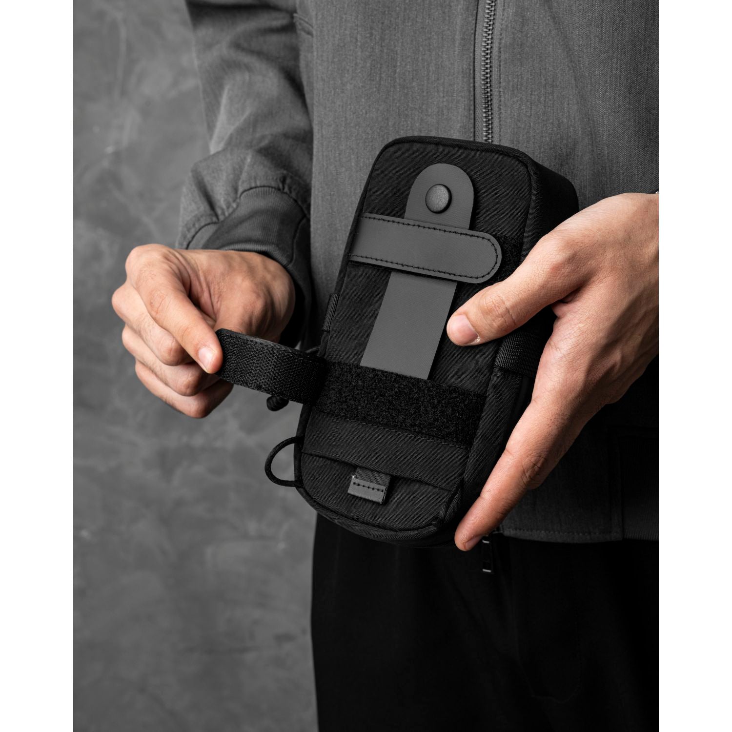 ALPAKA Modular Shoulder Pocket Max Nylon Washed  Axoflux 400D (Black)